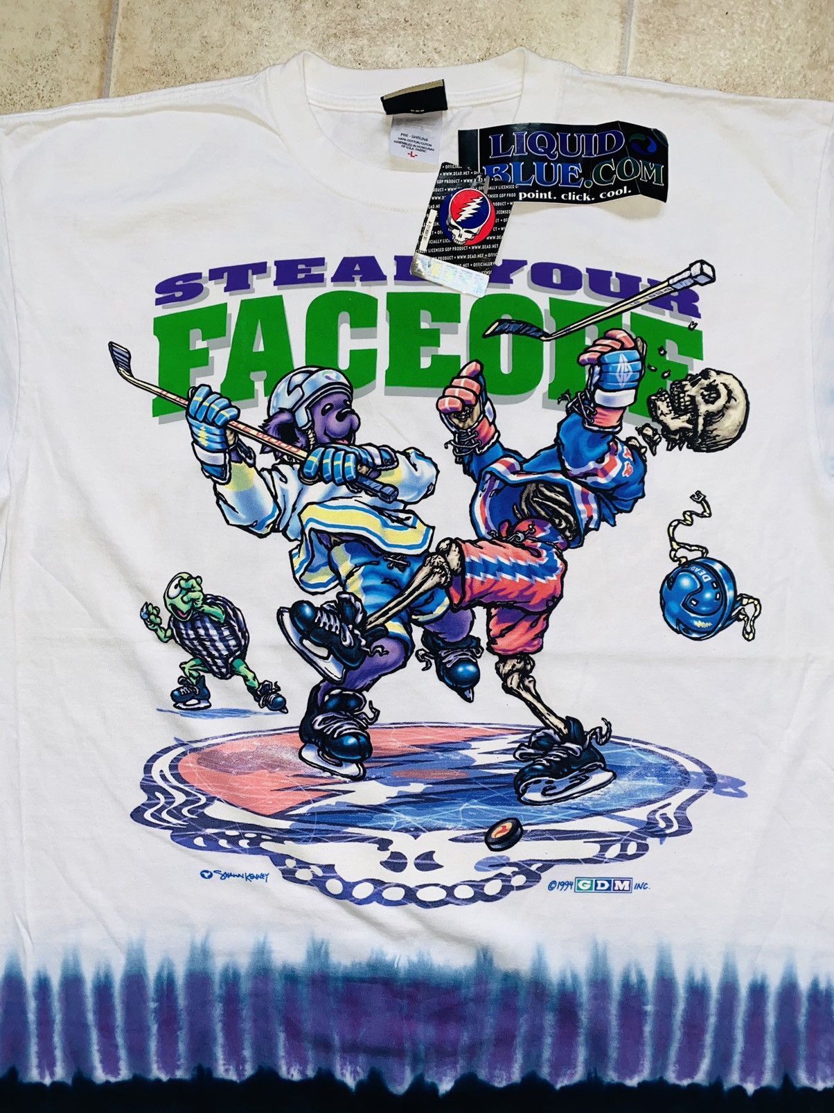 Flatbush Zombies Vintage Tee USA 1994 Steal your face-off Nike SB Pleasures Size US L / EU 52-54 / 3 - 8 Thumbnail