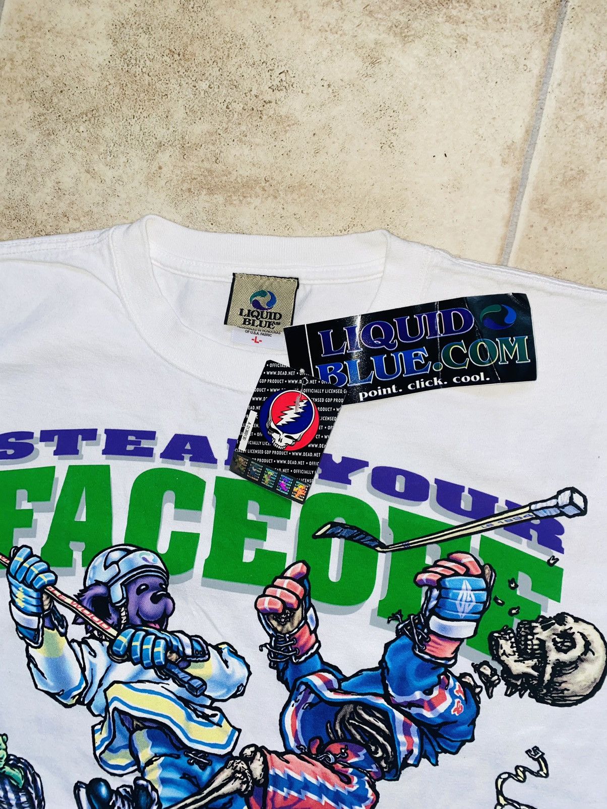 Flatbush Zombies Vintage Tee USA 1994 Steal your face-off Nike SB Pleasures Size US L / EU 52-54 / 3 - 4 Thumbnail