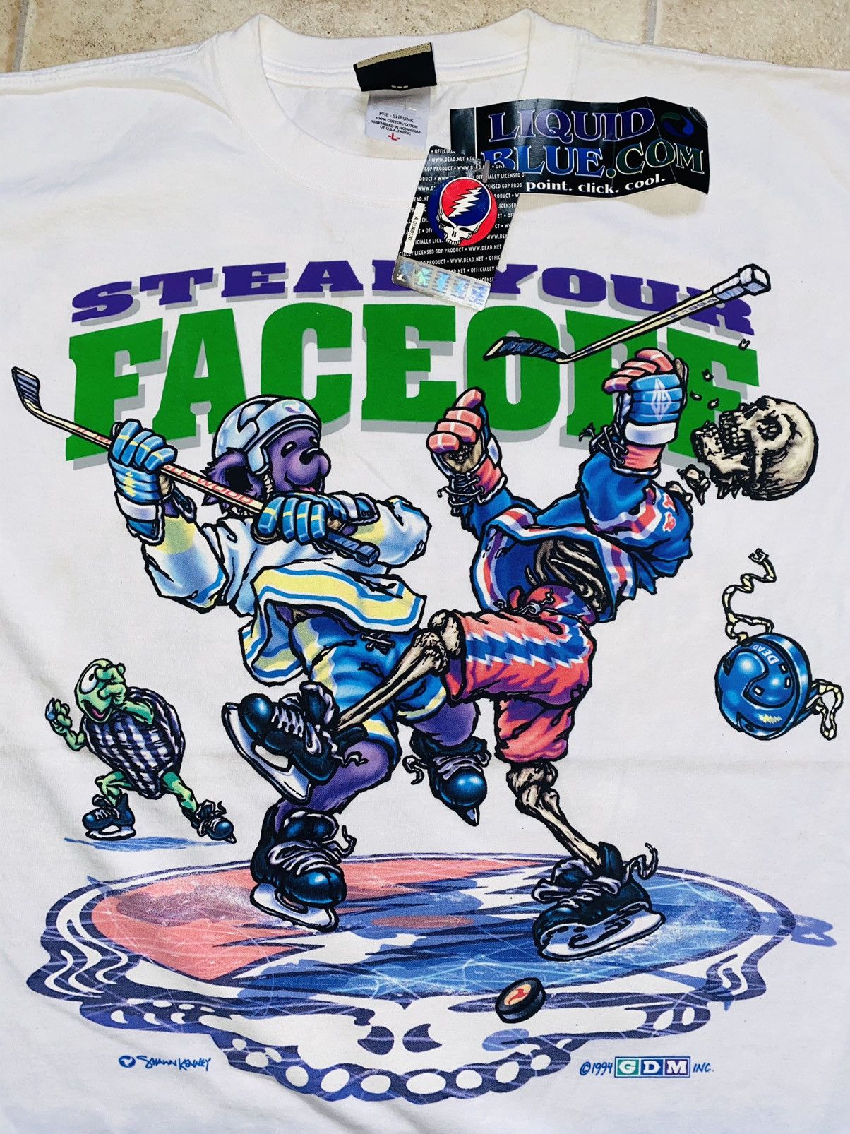 Flatbush Zombies Vintage Tee USA 1994 Steal your face-off Nike SB Pleasures Size US L / EU 52-54 / 3 - 2 Thumbnail