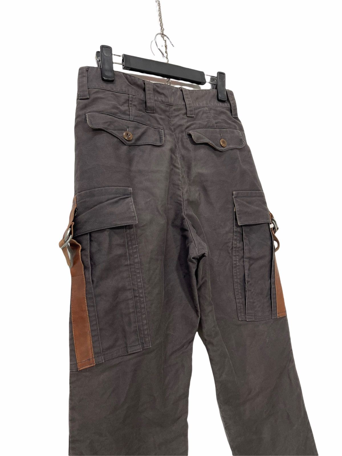 Japanese Brand 🌟I.D Company Japan Thick Heavy Cargo Leather Part 3🟦1 Size US 28 / EU 44 - 1 Thumbnail