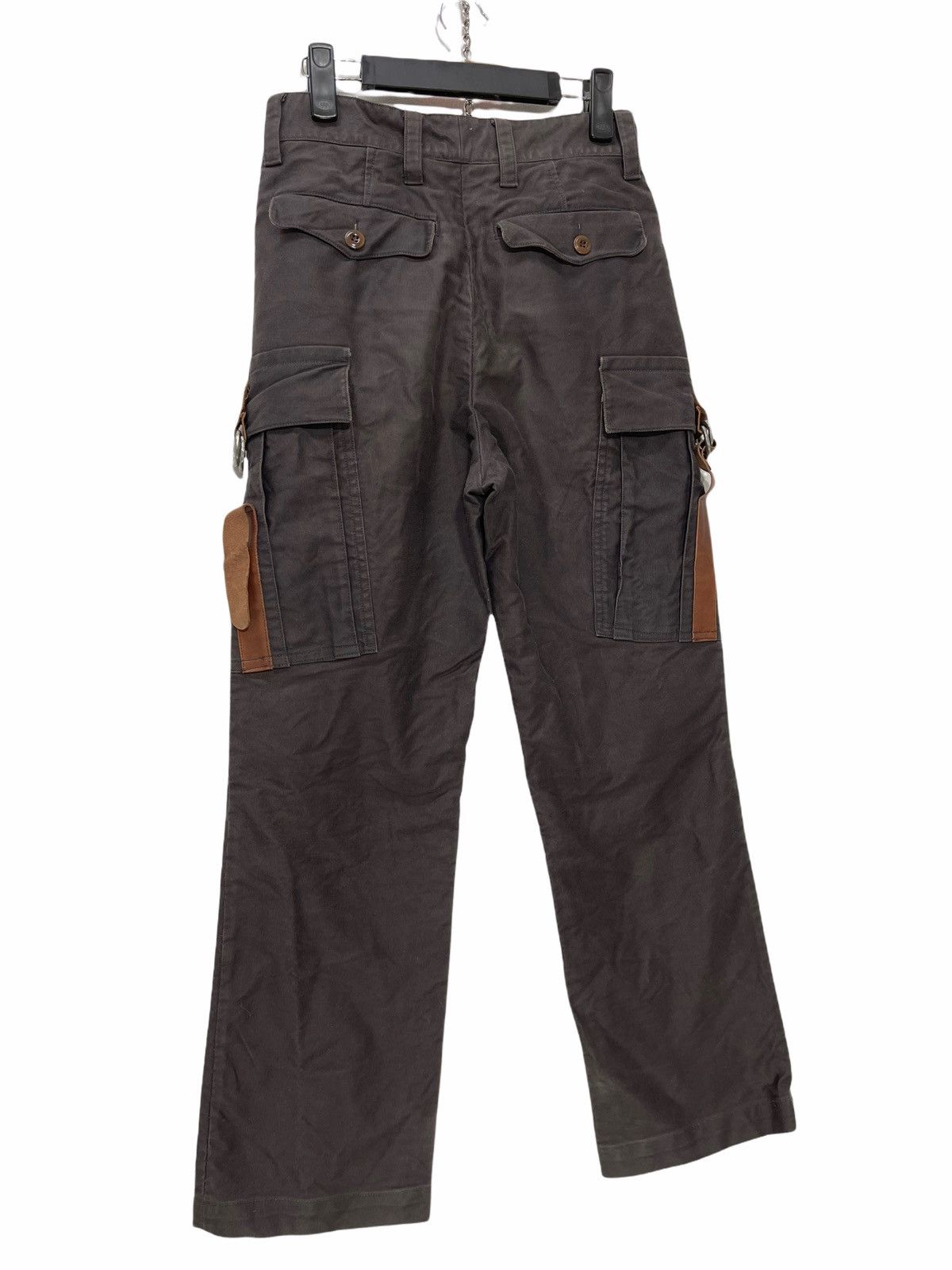 Japanese Brand 🌟I.D Company Japan Thick Heavy Cargo Leather Part 3🟦1 Size US 28 / EU 44 - 2 Thumbnail