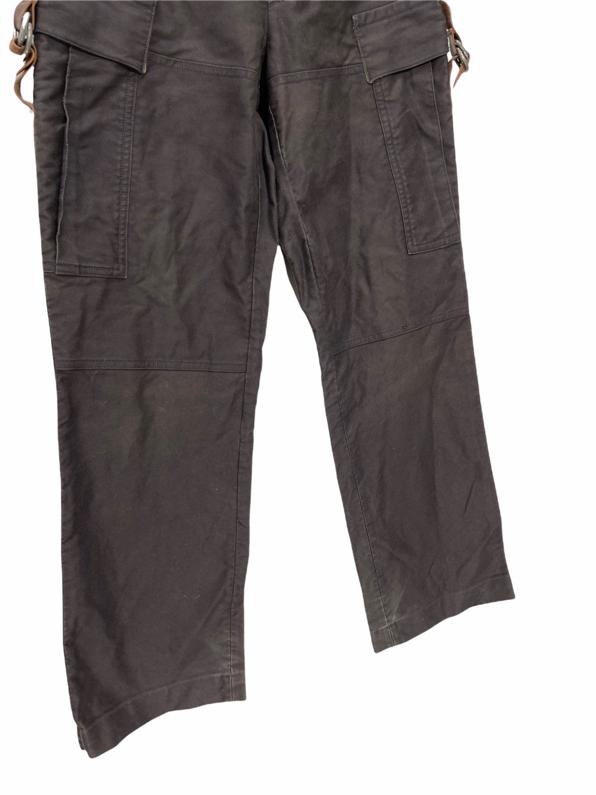 Japanese Brand 🌟I.D Company Japan Thick Heavy Cargo Leather Part 3🟦1 Size US 28 / EU 44 - 4 Thumbnail