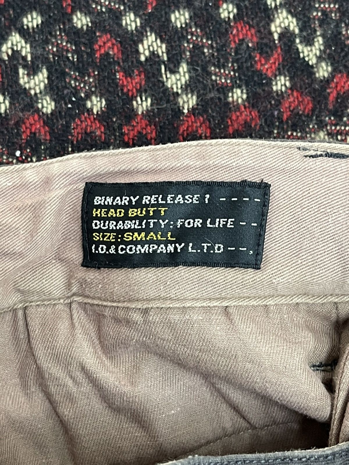 Japanese Brand 🌟I.D Company Japan Thick Heavy Cargo Leather Part 3🟦1 Size US 28 / EU 44 - 9 Thumbnail