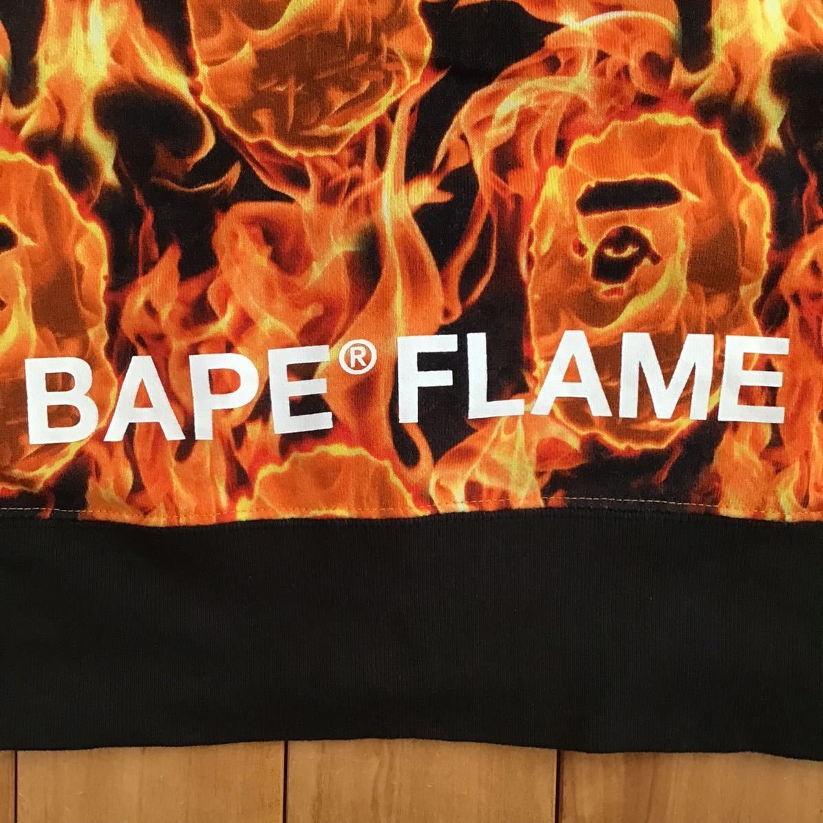 Bape 🔥XL🔥 BAPE FLAME full zip hoodie Fire a bathing ape Size US XL / EU 56 / 4 - 3 Thumbnail