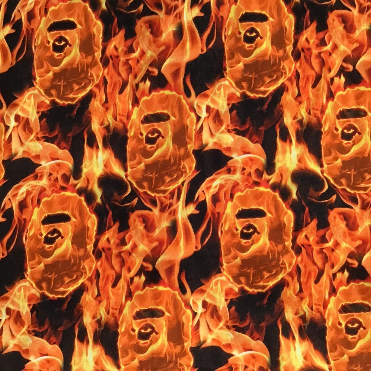 Bape 🔥XL🔥 BAPE FLAME full zip hoodie Fire a bathing ape Size US XL / EU 56 / 4 - 6 Thumbnail