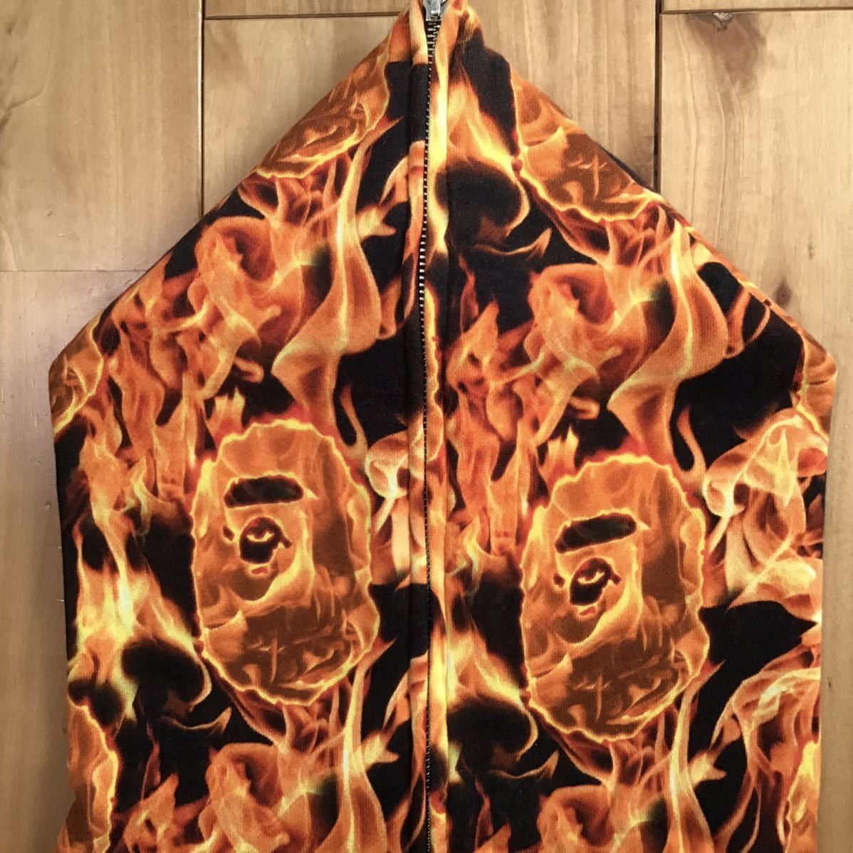 Bape 🔥XL🔥 BAPE FLAME full zip hoodie Fire a bathing ape Size US XL / EU 56 / 4 - 4 Thumbnail