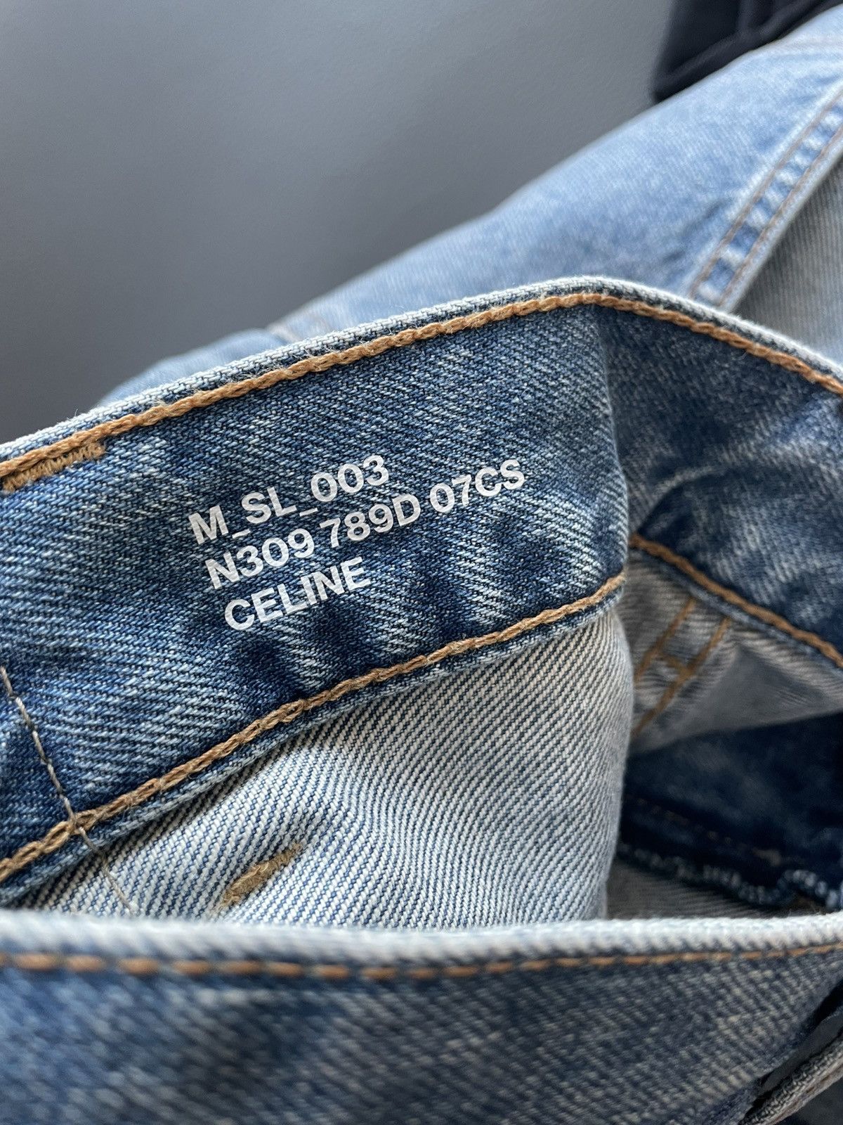 Celine × Hedi Slimane Sold Out Rare Brand NEW M_SL_003 Low Rise Slim Skinny Denim Size US 30 / EU 46 - 5 Thumbnail