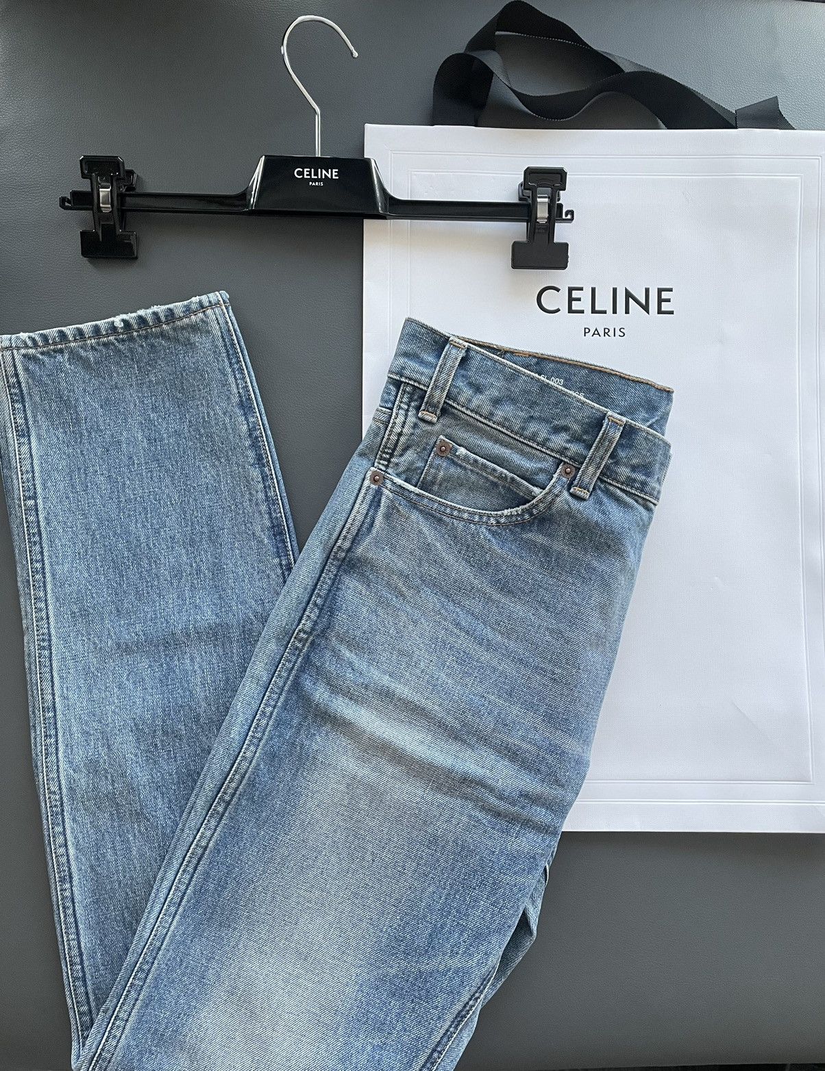 Celine × Hedi Slimane Sold Out Rare Brand NEW M_SL_003 Low Rise Slim Skinny Denim Size US 30 / EU 46 - 11 Thumbnail