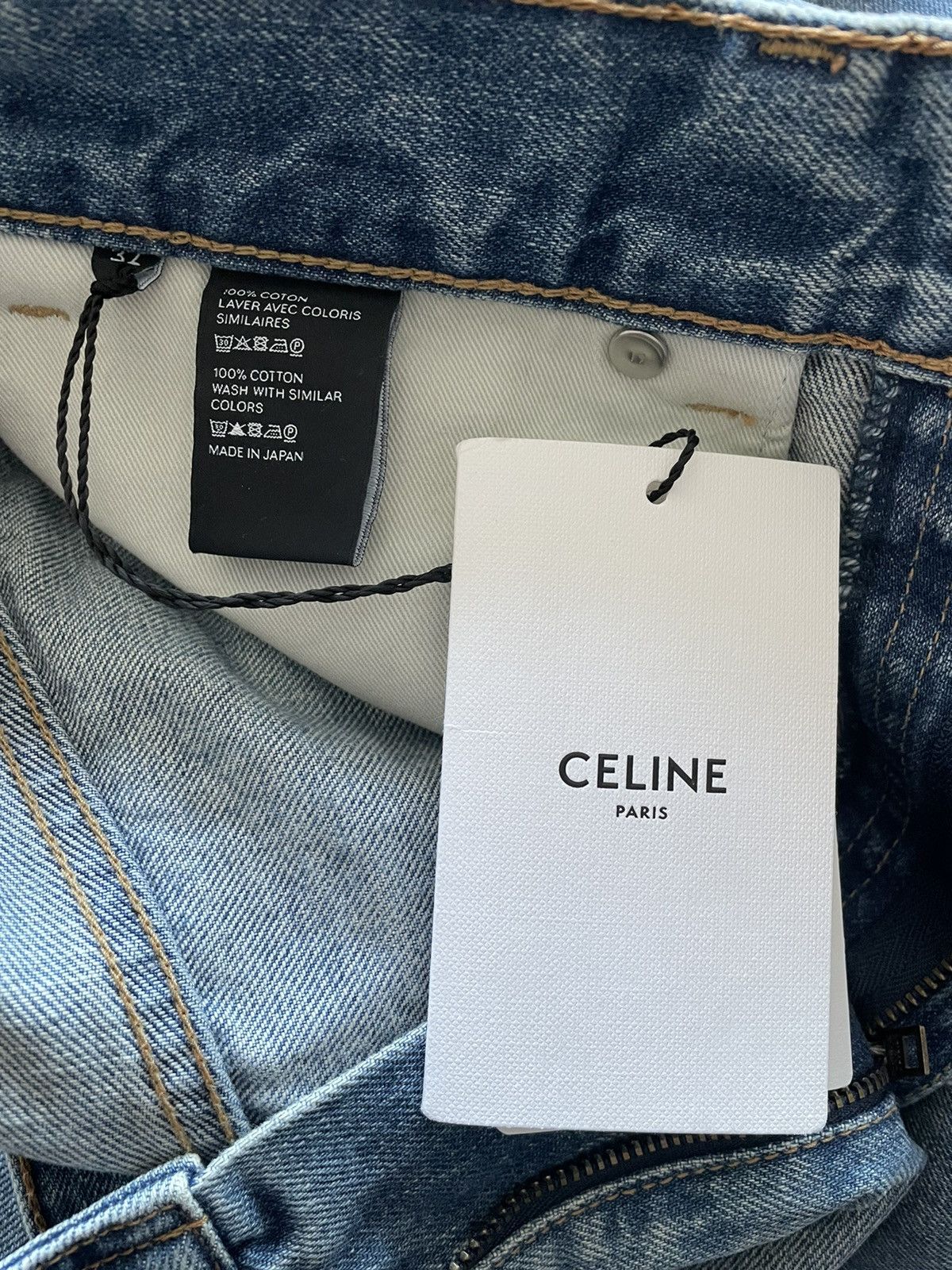 Celine × Hedi Slimane Sold Out Rare Brand NEW M_SL_003 Low Rise Slim Skinny Denim Size US 30 / EU 46 - 9 Thumbnail