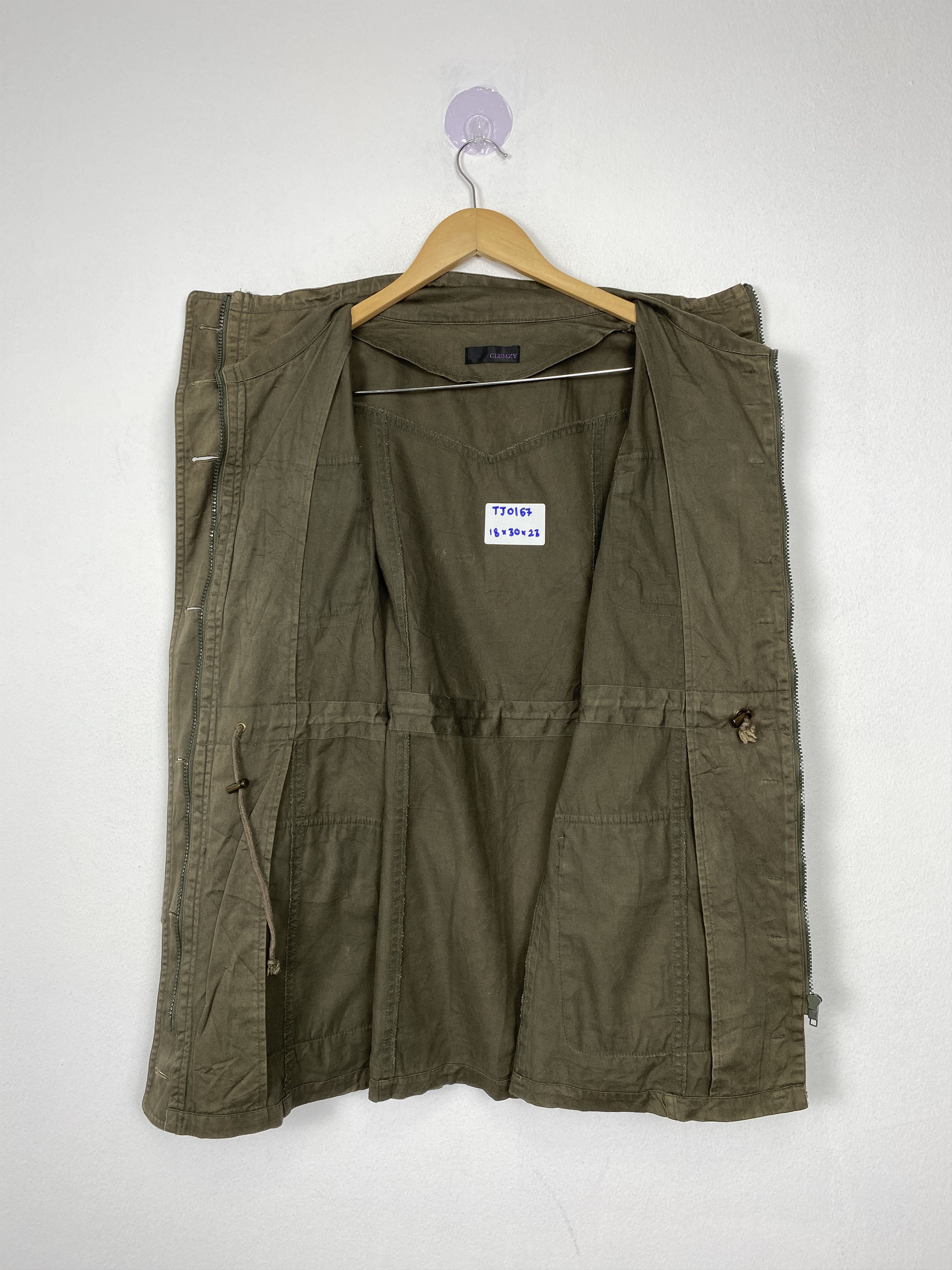 Japanese Brand Vintage CLUMZY Multi Pocket Parka Duck Canvas Jacket Size US M / EU 48-50 / 2 - 3 Thumbnail