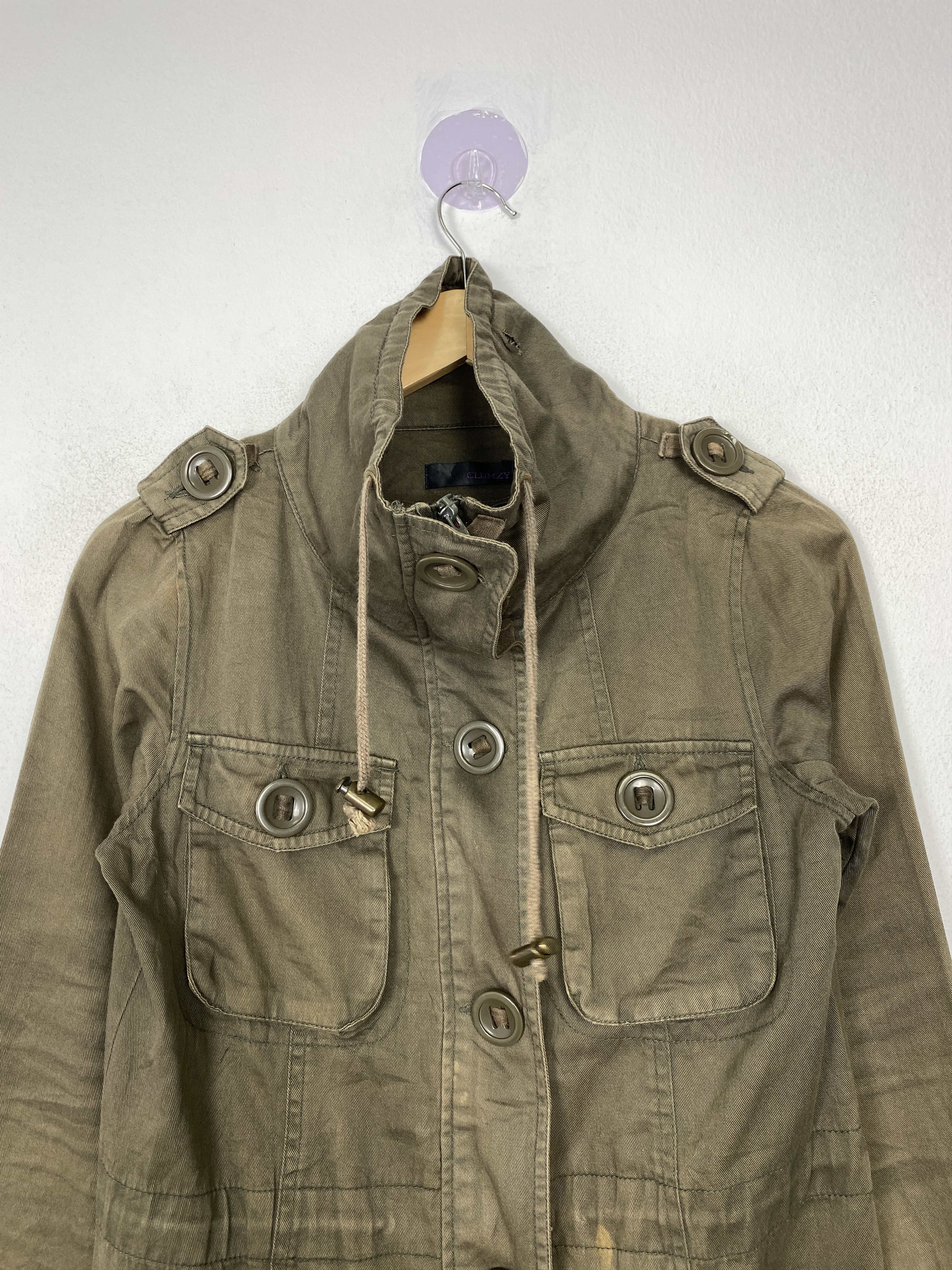 Japanese Brand Vintage CLUMZY Multi Pocket Parka Duck Canvas Jacket Size US M / EU 48-50 / 2 - 2 Thumbnail