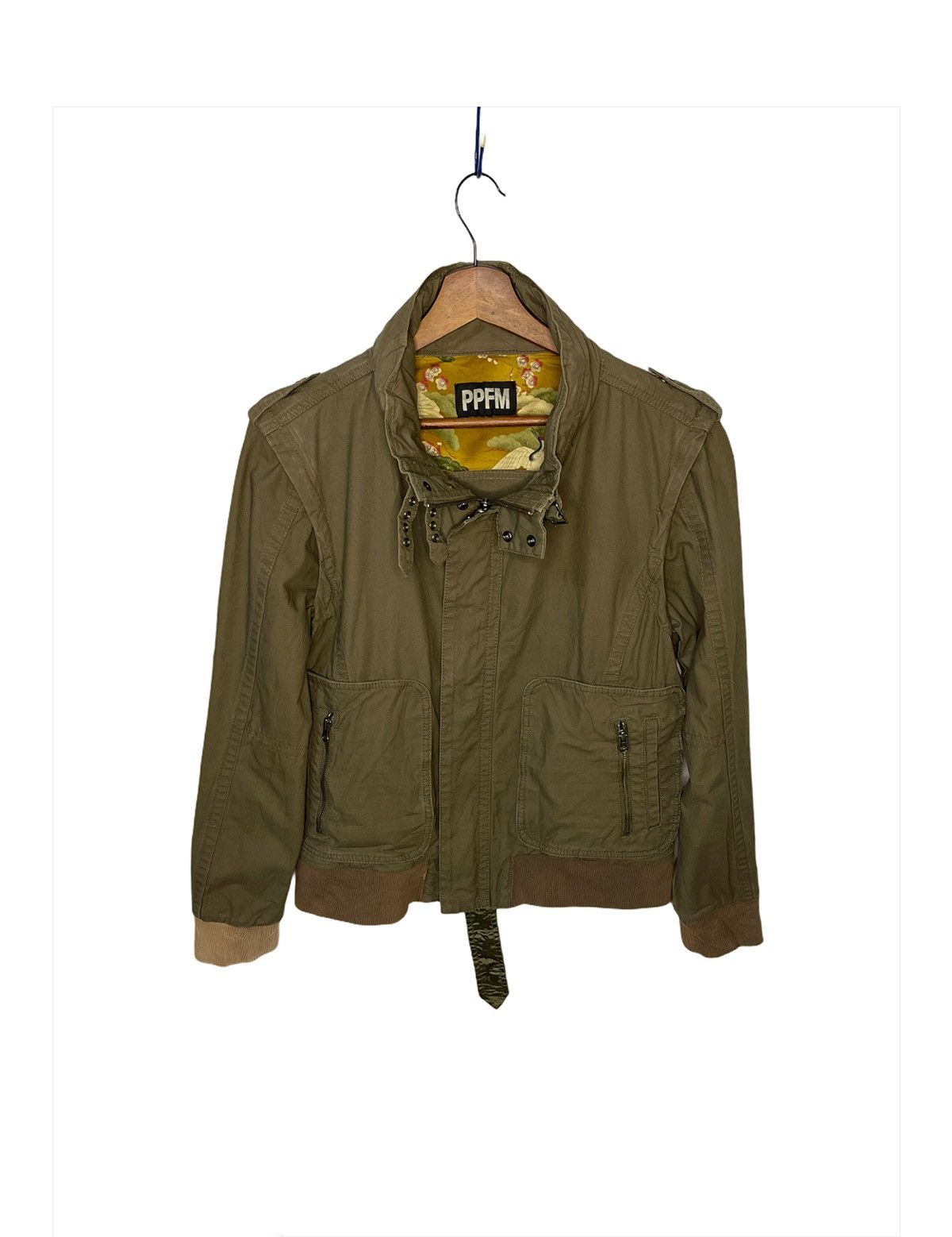 image of Ppfm Multipocket Hoodie Jacket in Grey, Men's (Size Medium)