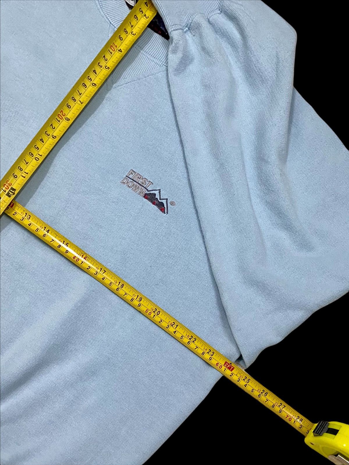 Other FIRST DOWN USA SWEATSHIRT SPELL OUT BIG LOGO Size US L / EU 52-54 / 3 - 14 Thumbnail
