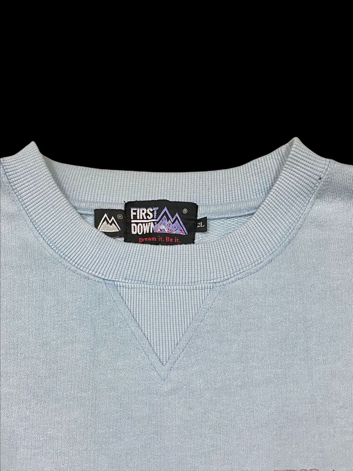 Other FIRST DOWN USA SWEATSHIRT SPELL OUT BIG LOGO Size US L / EU 52-54 / 3 - 4 Thumbnail
