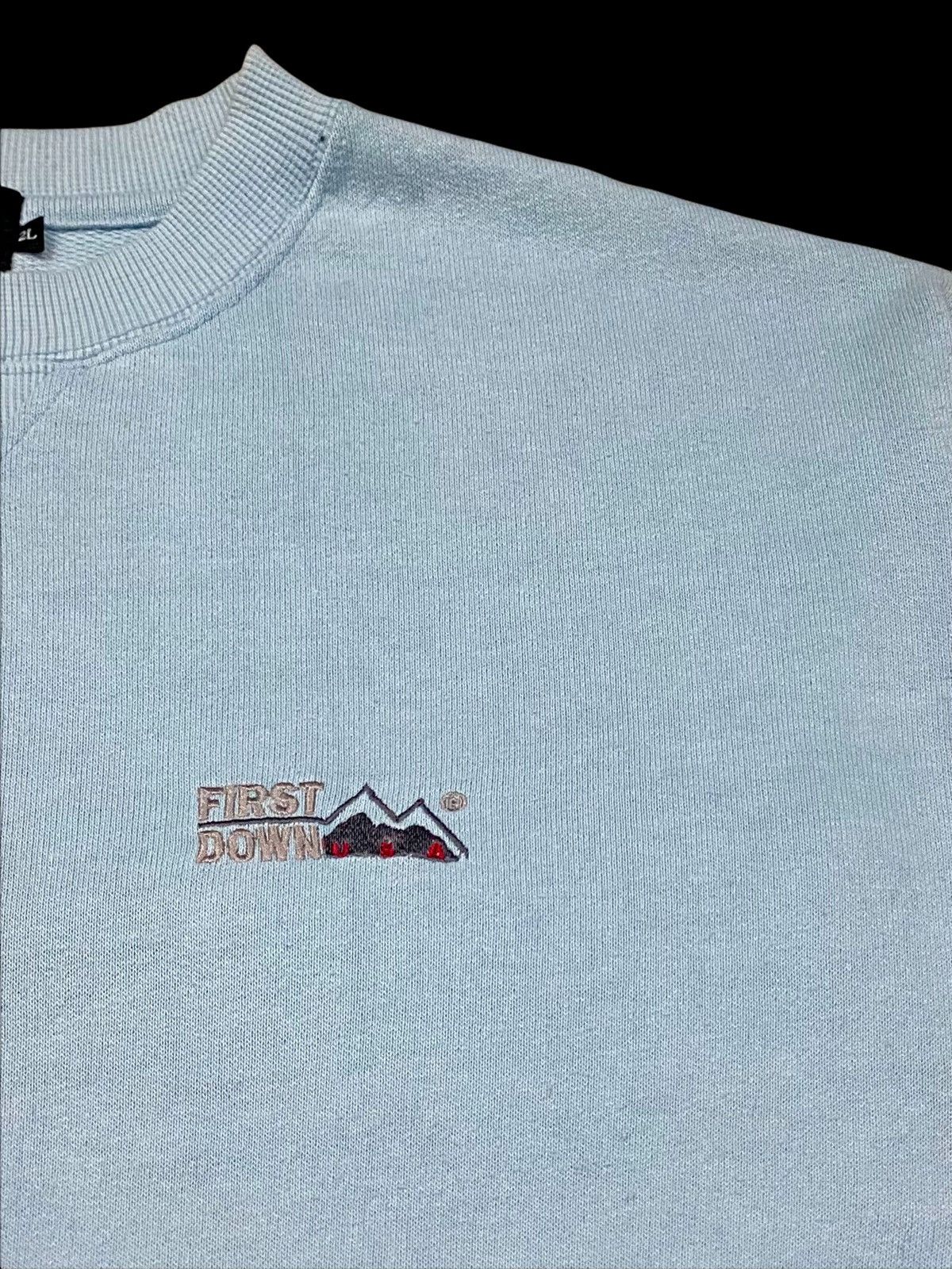 Other FIRST DOWN USA SWEATSHIRT SPELL OUT BIG LOGO Size US L / EU 52-54 / 3 - 6 Thumbnail