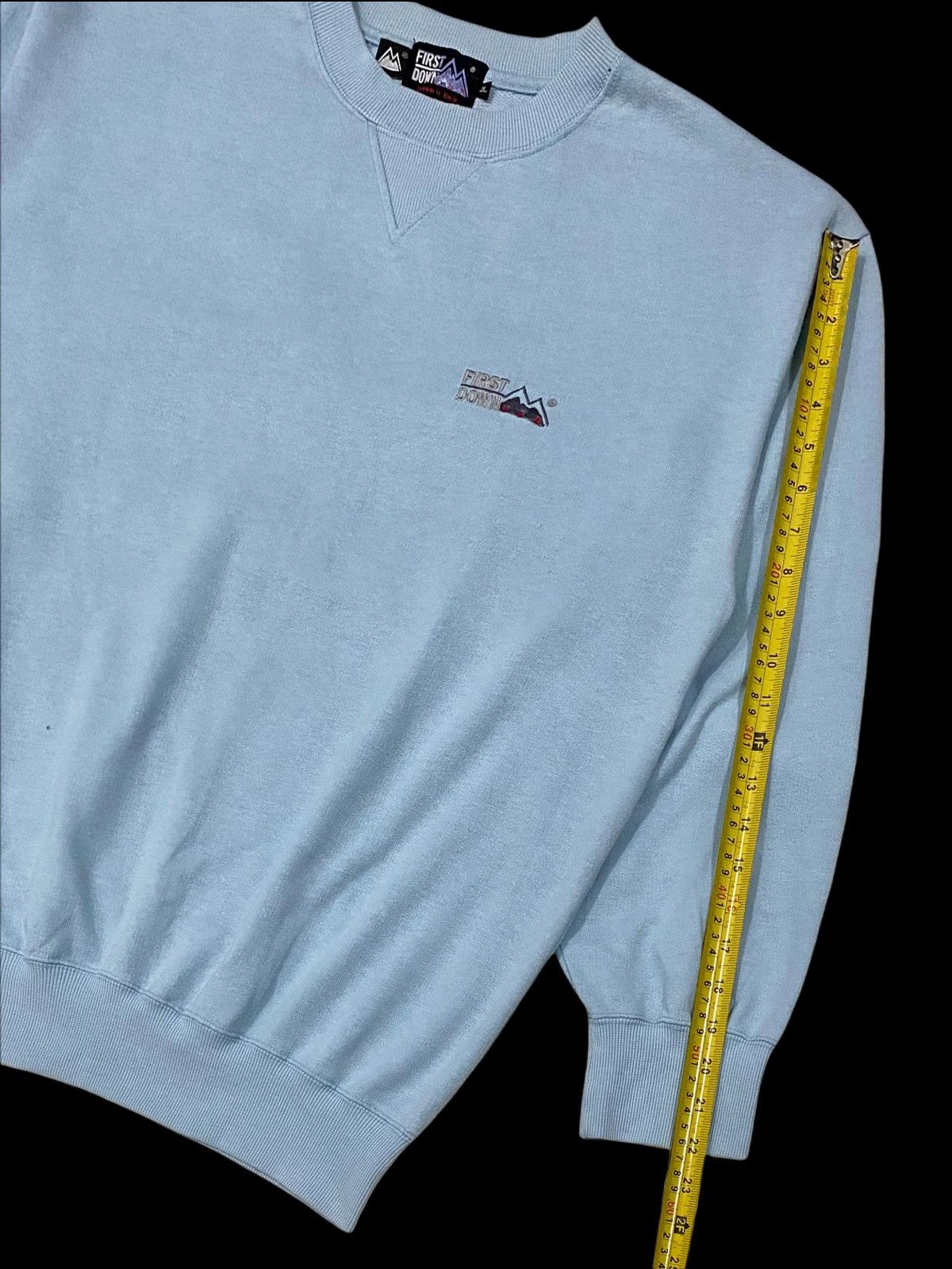 Other FIRST DOWN USA SWEATSHIRT SPELL OUT BIG LOGO Size US L / EU 52-54 / 3 - 13 Thumbnail