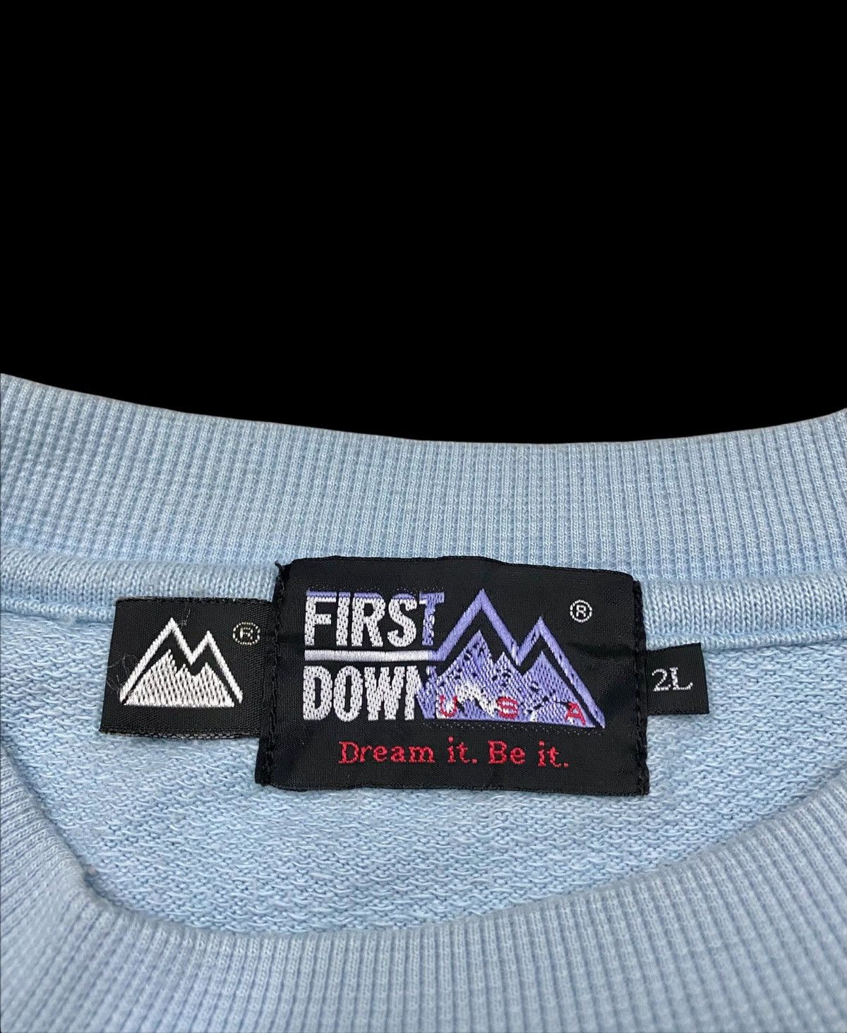 Other FIRST DOWN USA SWEATSHIRT SPELL OUT BIG LOGO Size US L / EU 52-54 / 3 - 9 Thumbnail