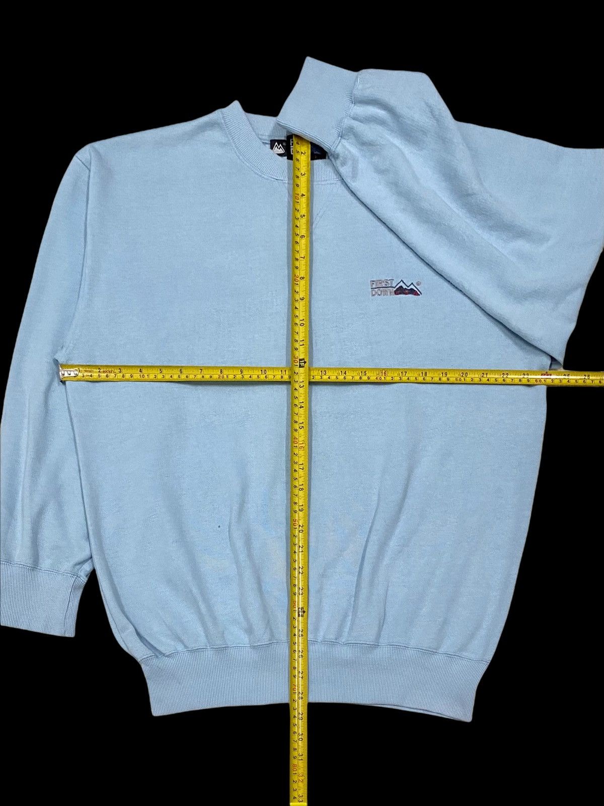 Other FIRST DOWN USA SWEATSHIRT SPELL OUT BIG LOGO Size US L / EU 52-54 / 3 - 12 Thumbnail