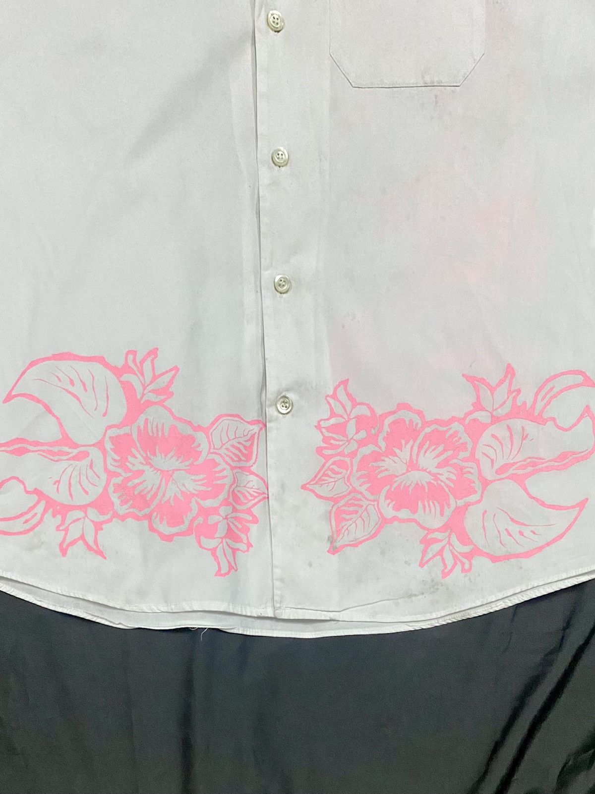 Designer VINTAGE SHIRT BUTTON UP WITH BIG LOGO by ANDREW MACKENZIE Size US M / EU 48-50 / 2 - 13 Thumbnail