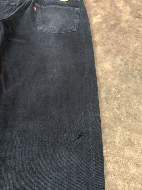 Levi's × Vintage Vintage Levis 501 Black Distressed Jeans 30x32 Size US 30 / EU 46 - 6 Thumbnail