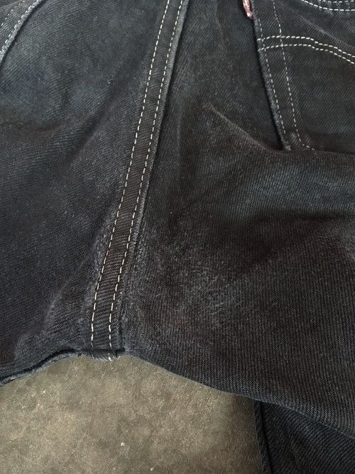 Levi's × Vintage 90s Vintage Levis 501 Black Made In USA Distressed Jeans Size US 31 - 6 Thumbnail