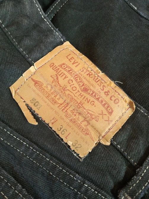 Levi's × Vintage 90s Vintage Levis 501 Black Made In USA Distressed Jeans Size US 31 - 4 Thumbnail
