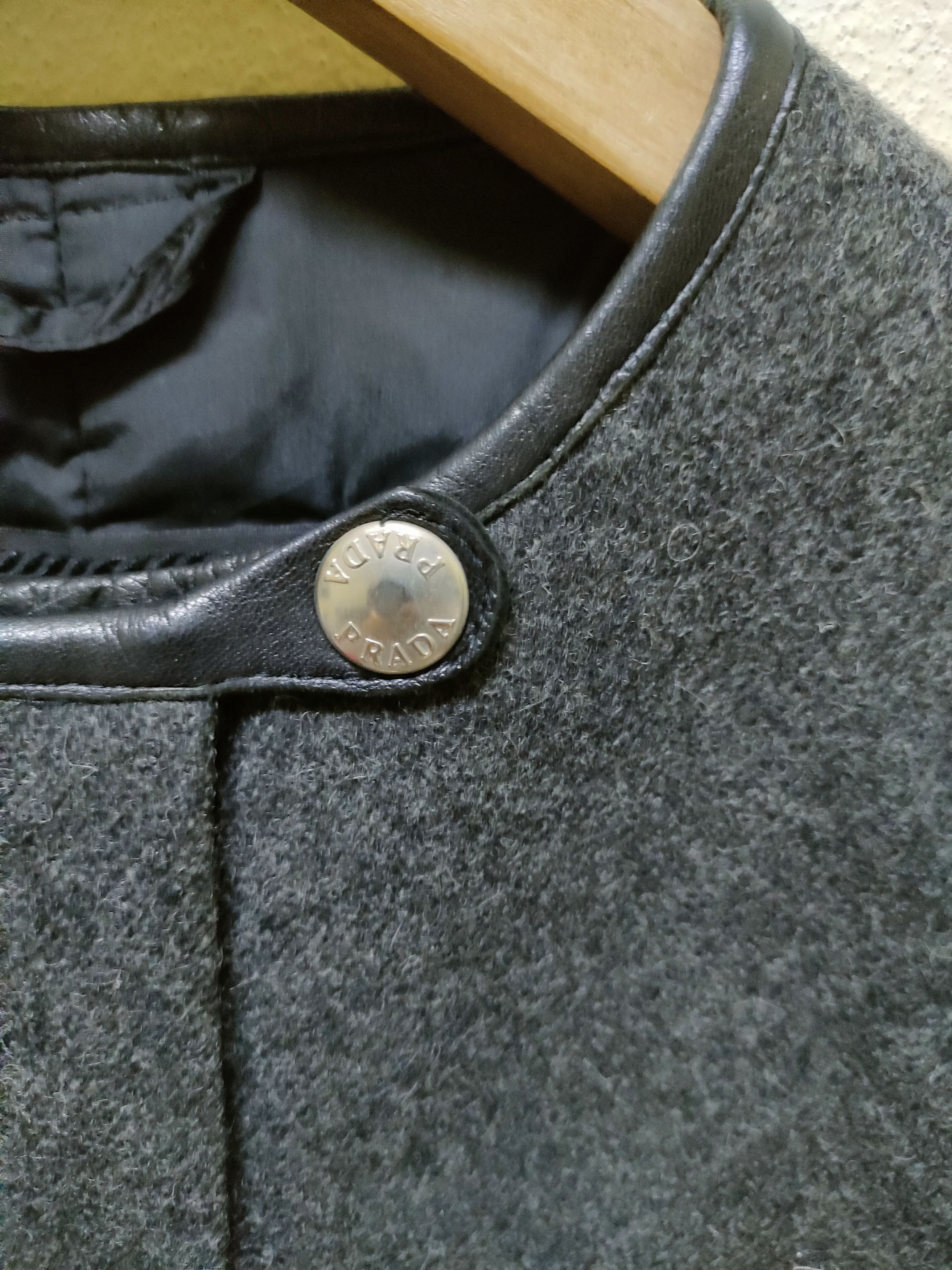 Prada 🔥 Best Offer🔥Prada Wool Long Jacket Size US XS / EU 42 / 0 - 12 Thumbnail