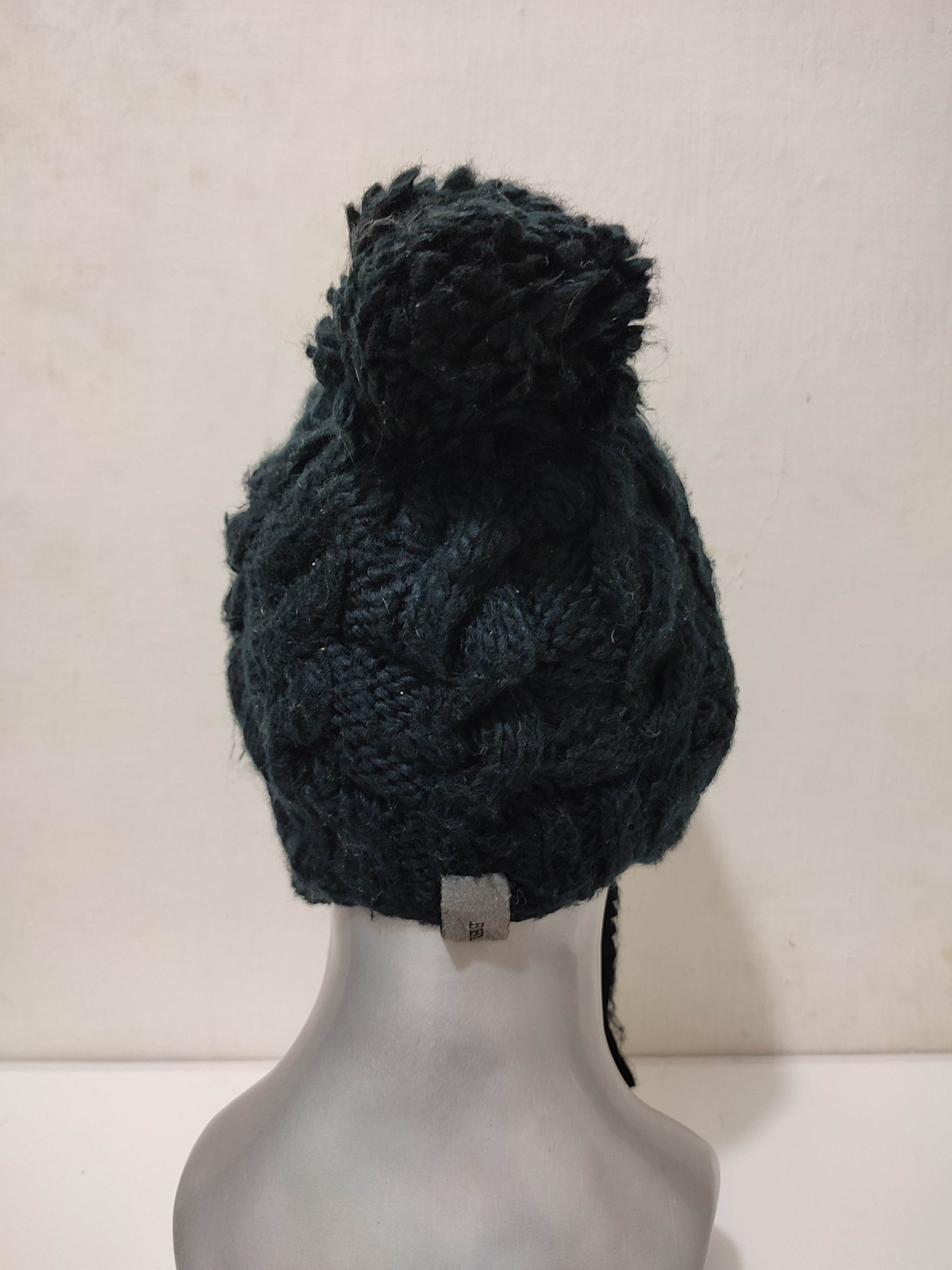 Beams Plus 🔥Beams Black Knitted Trapper Hats Size ONE SIZE - 6 Thumbnail