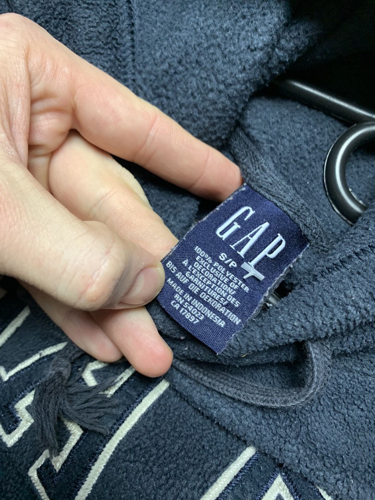 Gap × Vintage Vintage Hoodie Gap Fleece Size S/M Size US S / EU 44-46 / 1 - 4 Thumbnail