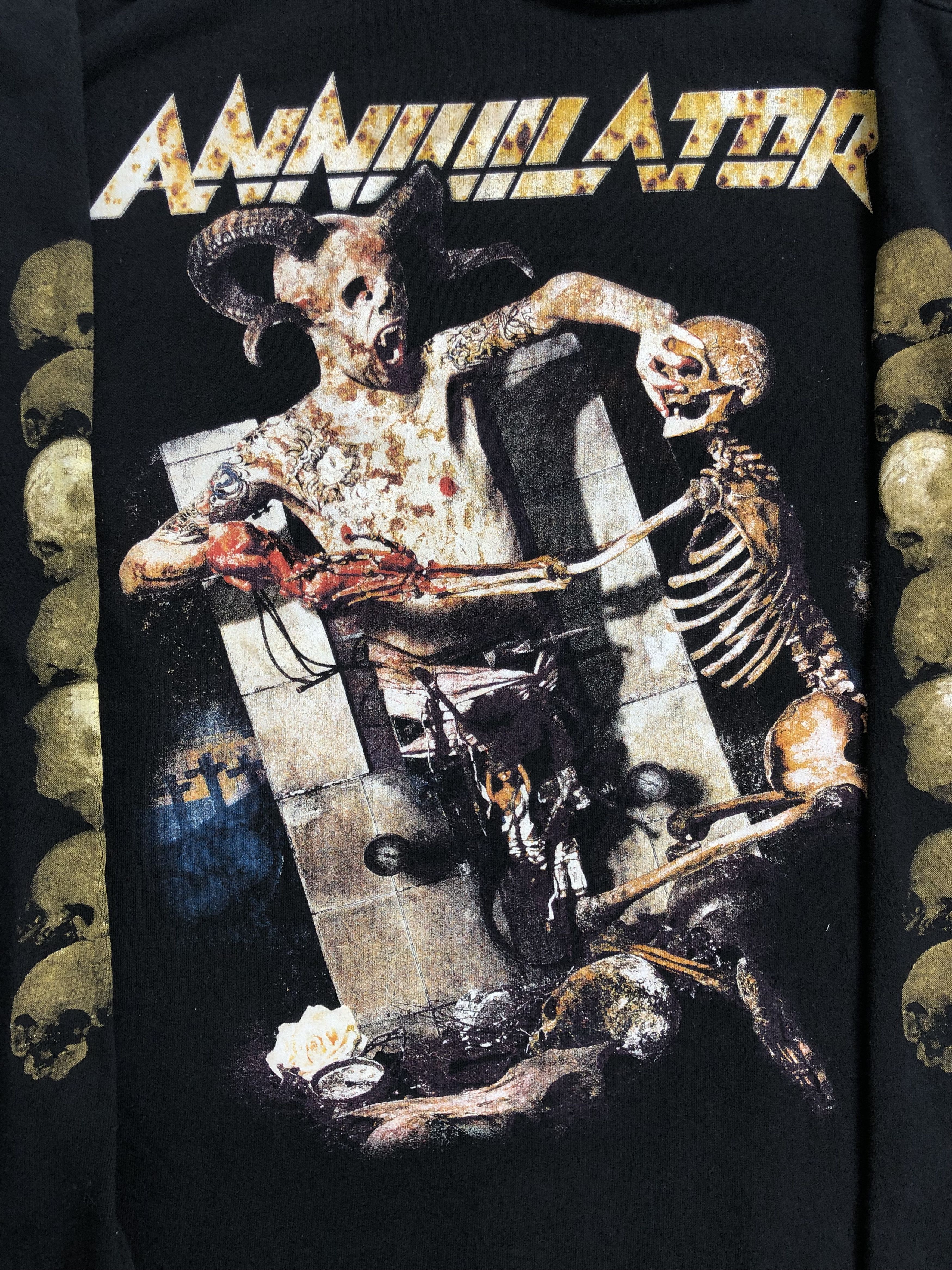 Band Tees Vintage 2001 Annihilator (Death Angel Nevermore Napalm) Size US XL / EU 56 / 4 - 4 Thumbnail