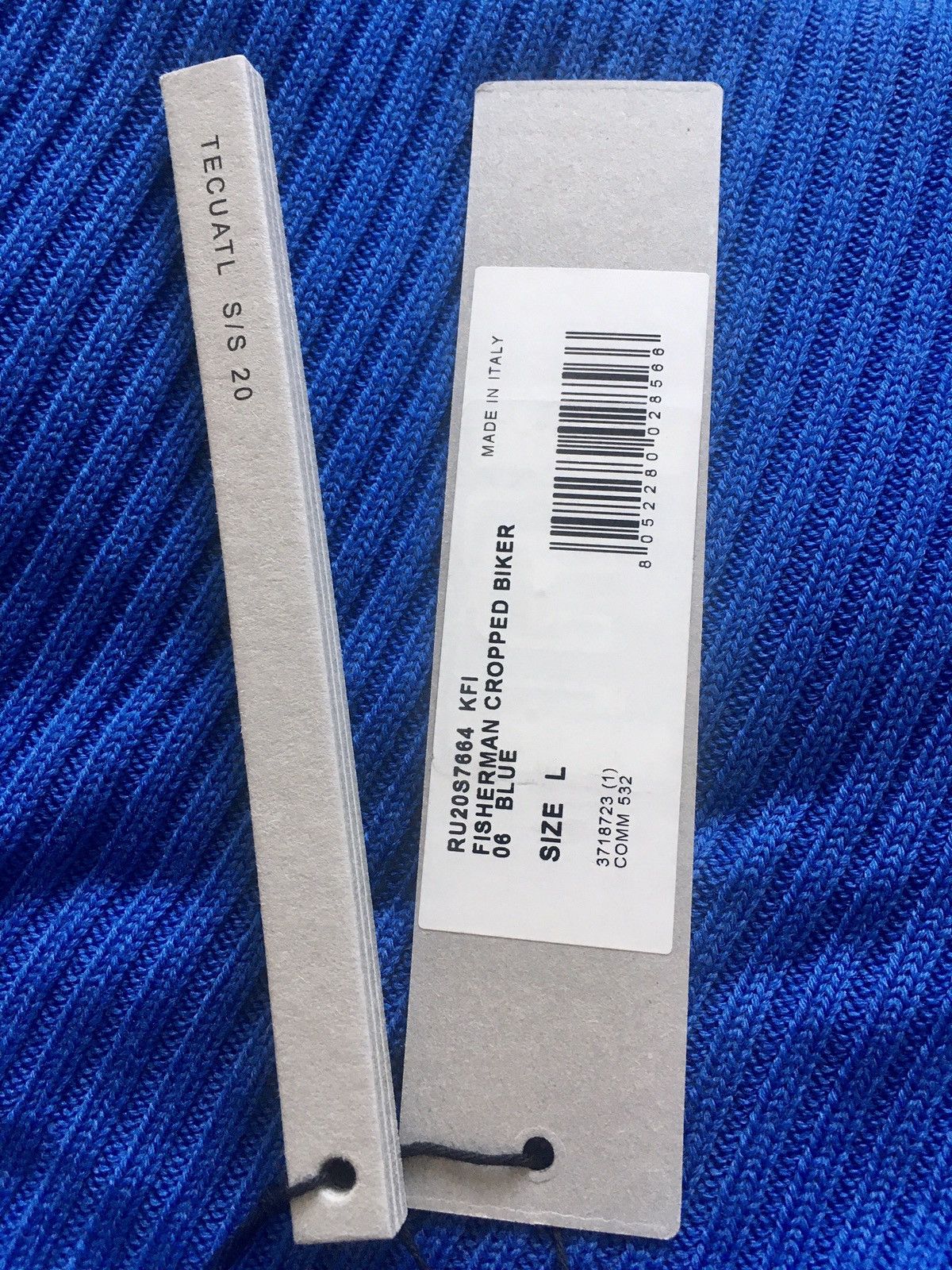 Rick Owens × Rick Owens Drkshdw NEW 🔥 FISHERMAN WOOL KNIT CROPPED TECUATL CARTI Size US L / EU 52-54 / 3 - 7 Thumbnail