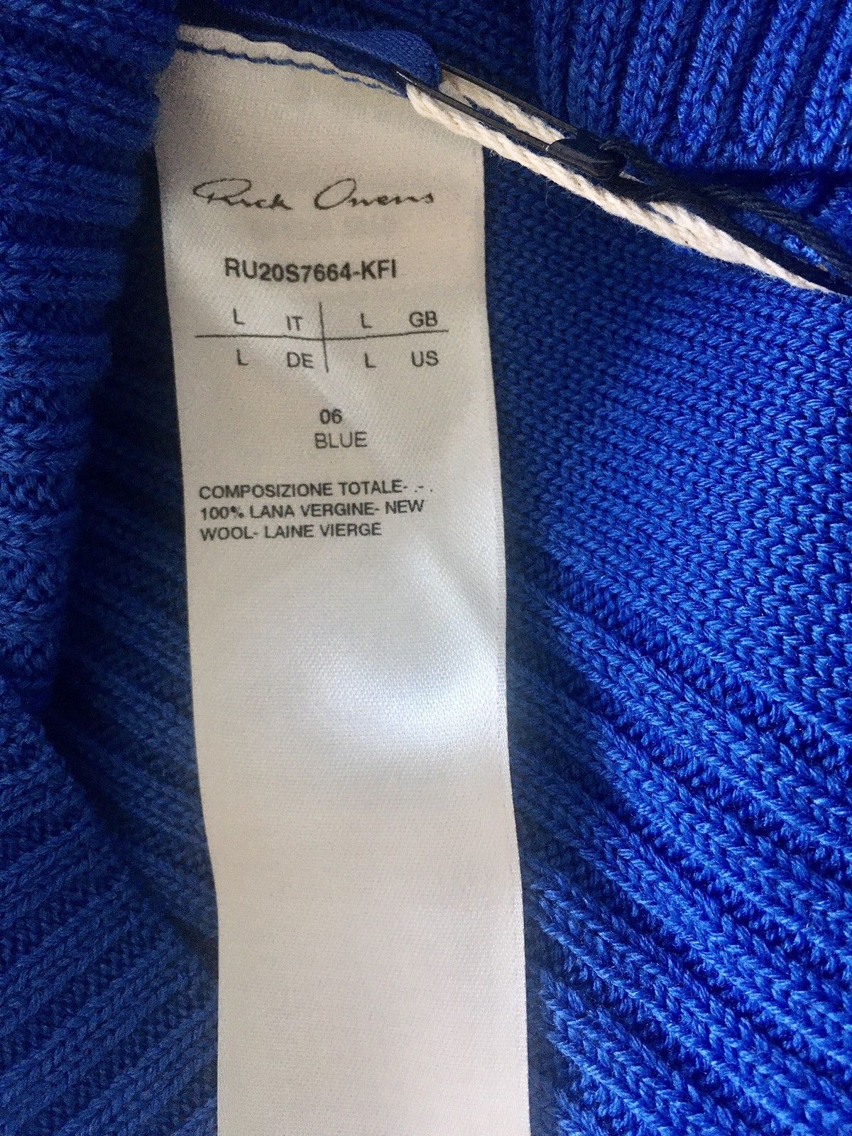 Rick Owens × Rick Owens Drkshdw NEW 🔥 FISHERMAN WOOL KNIT CROPPED TECUATL CARTI Size US L / EU 52-54 / 3 - 8 Thumbnail