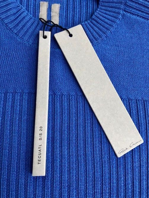 Rick Owens × Rick Owens Drkshdw NEW 🔥 FISHERMAN WOOL KNIT CROPPED TECUATL CARTI Size US L / EU 52-54 / 3 - 4 Thumbnail