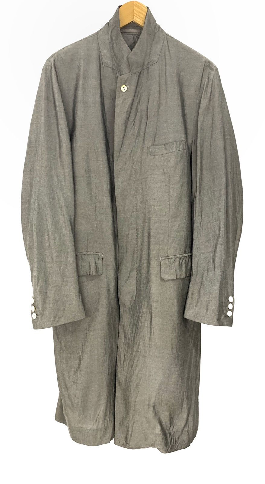 Comme des Garcons Comme des Garçons Homme Plus Polyester Gabardine Coat Size US S / EU 44-46 / 1 - 2 Thumbnail