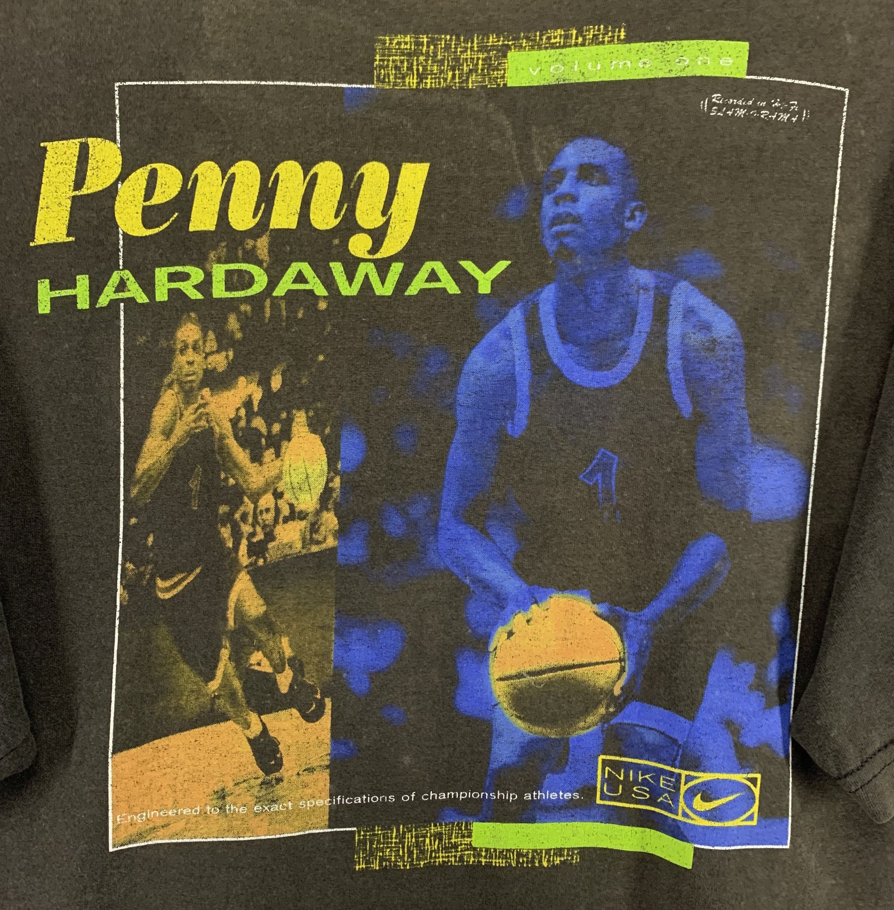 Nike × Vintage Nike Penny Hardaway vintage 90s sunfaded tshirt Size US M / EU 48-50 / 2 - 5 Thumbnail