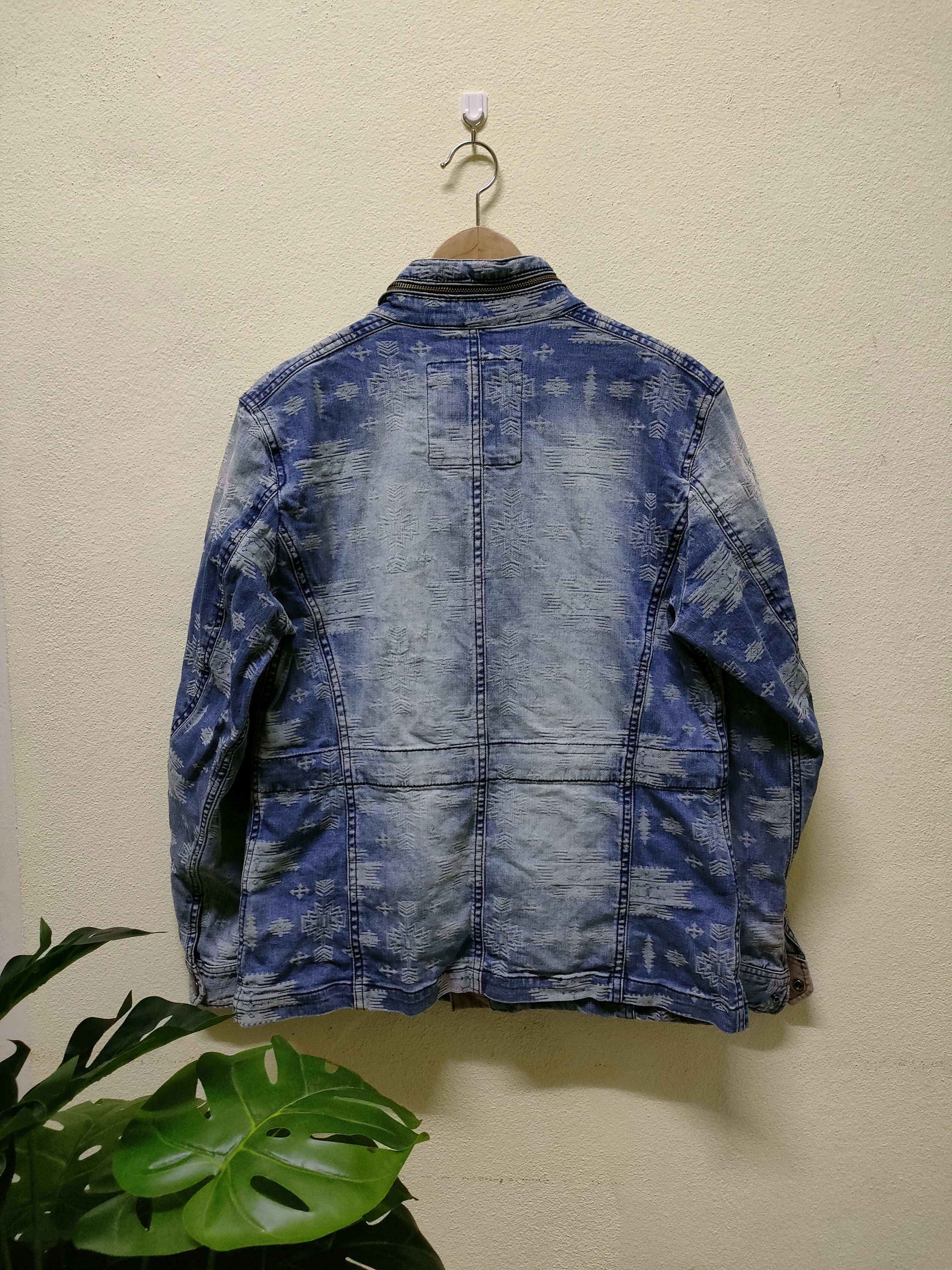 Japanese Brand Rattle Trap NICE Design Denim Jacket Size US M / EU 48-50 / 2 - 2 Thumbnail