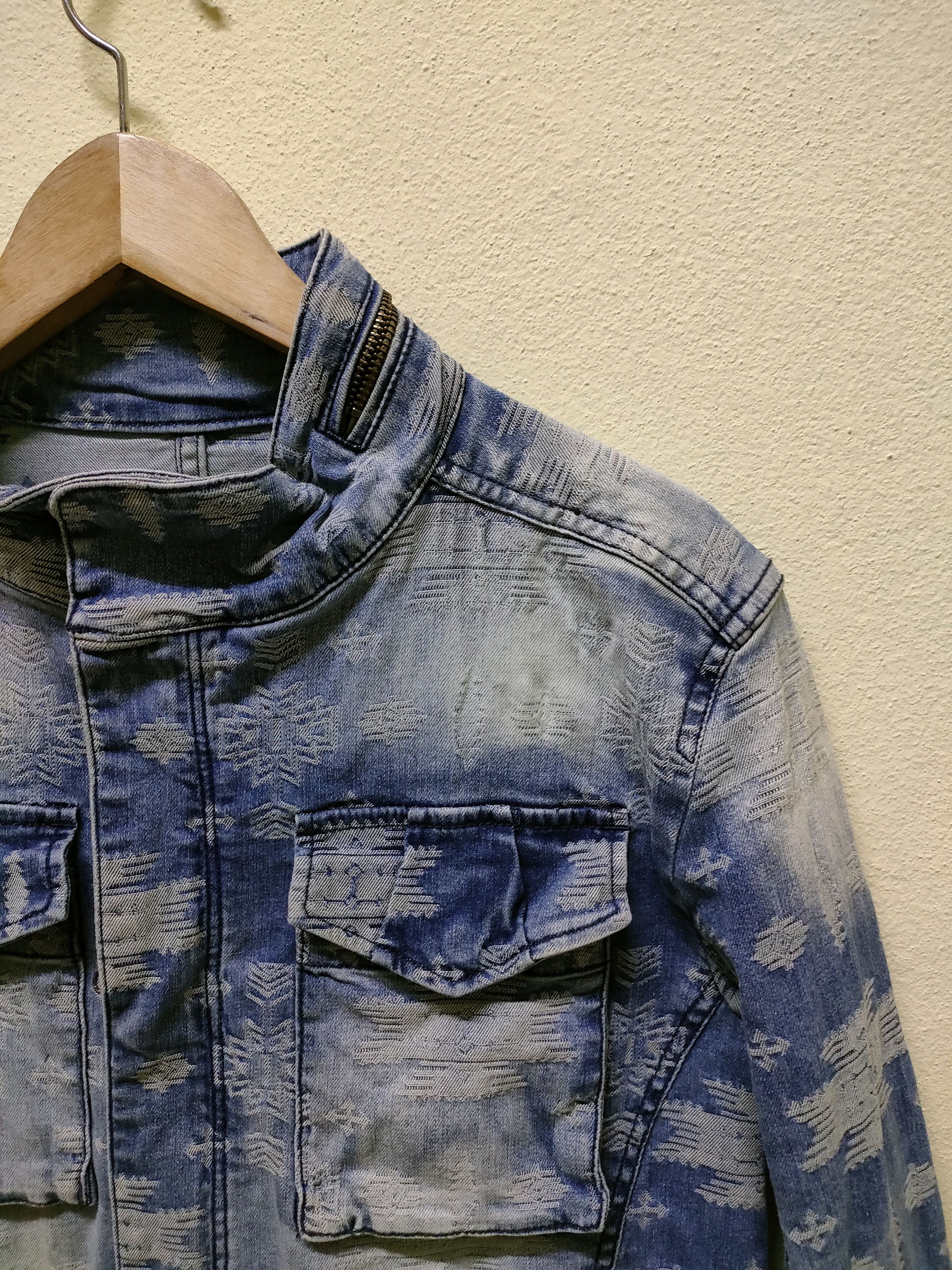 Japanese Brand Rattle Trap NICE Design Denim Jacket Size US M / EU 48-50 / 2 - 6 Thumbnail