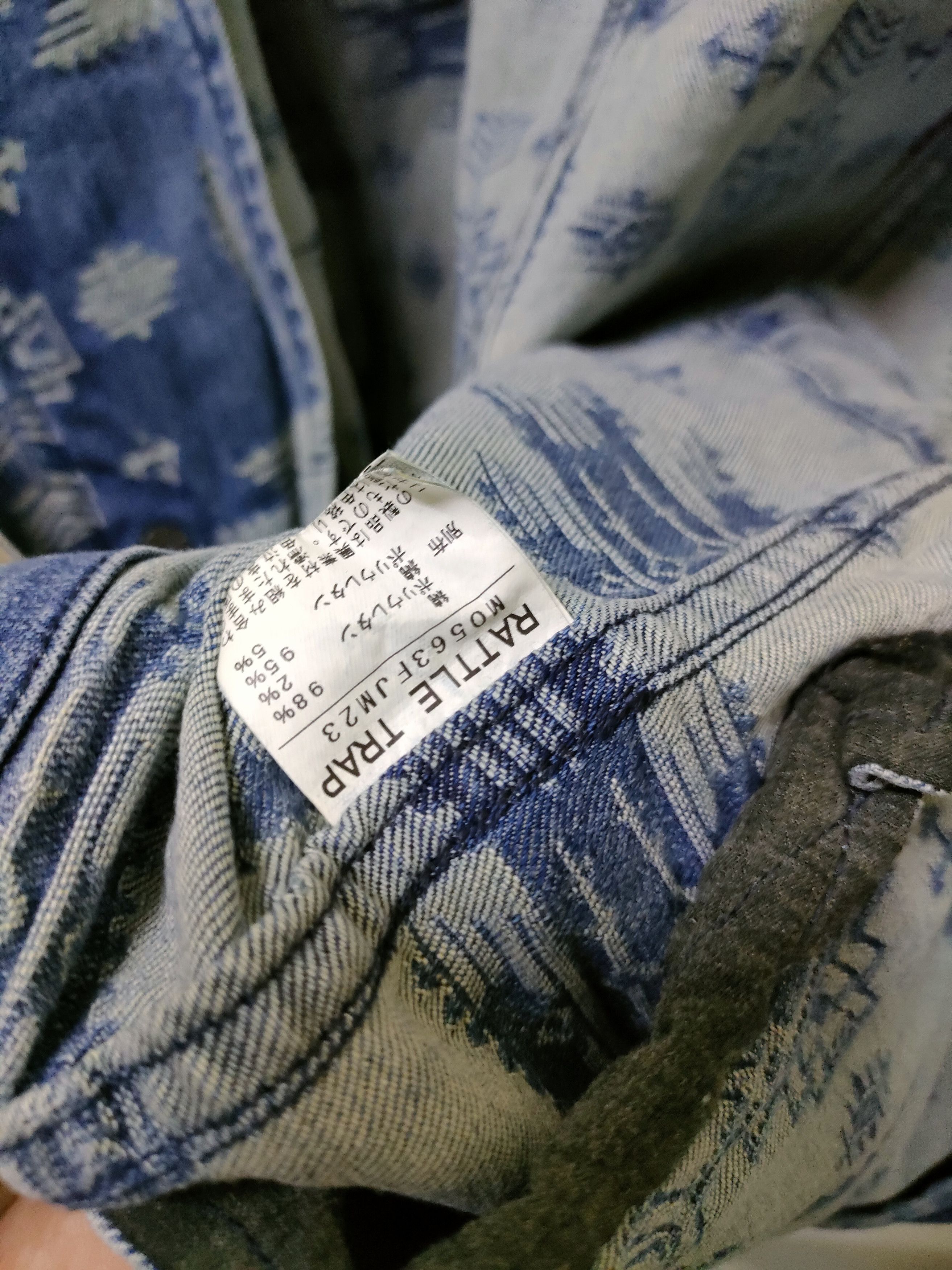 Japanese Brand Rattle Trap NICE Design Denim Jacket Size US M / EU 48-50 / 2 - 4 Thumbnail