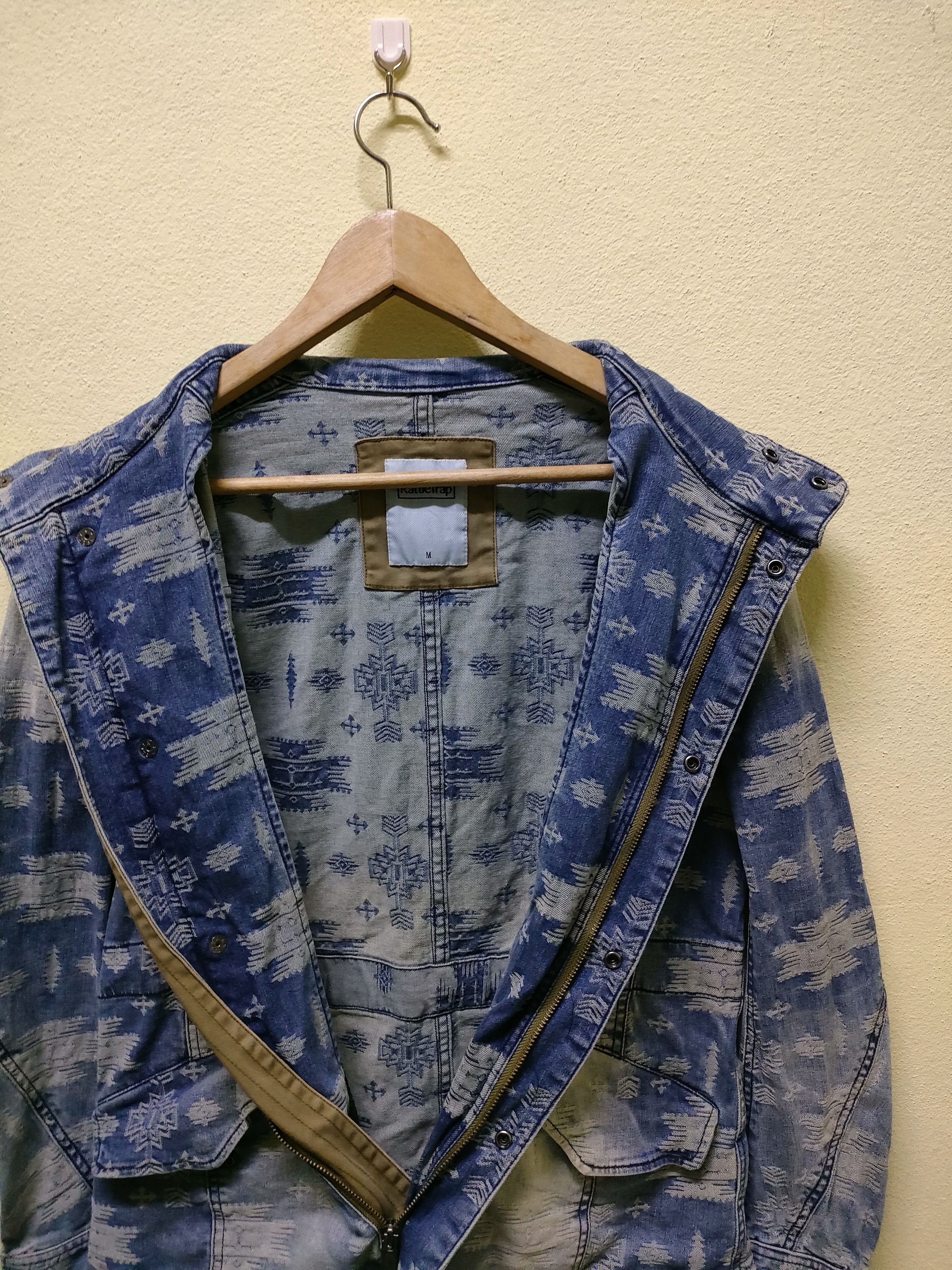 Japanese Brand Rattle Trap NICE Design Denim Jacket Size US M / EU 48-50 / 2 - 5 Thumbnail