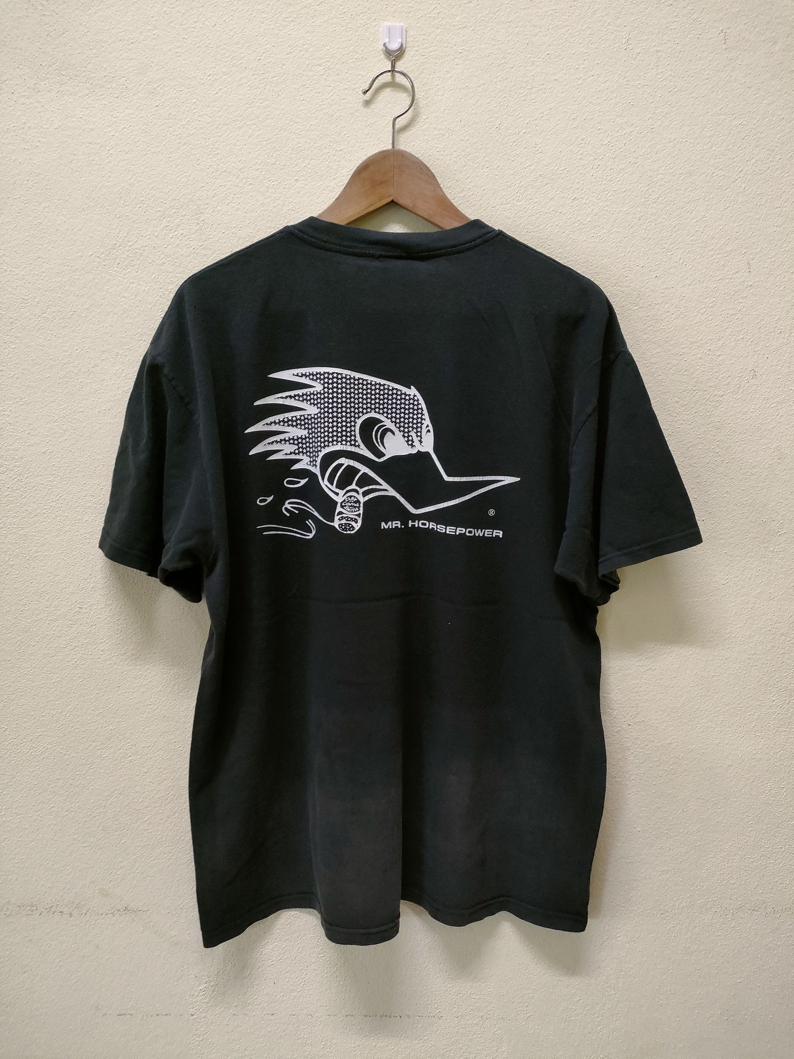 Sports Specialties × Vintage Vintage Mr Horsepower Clay Smith T-shirt Size US L / EU 52-54 / 3 - 4 Thumbnail