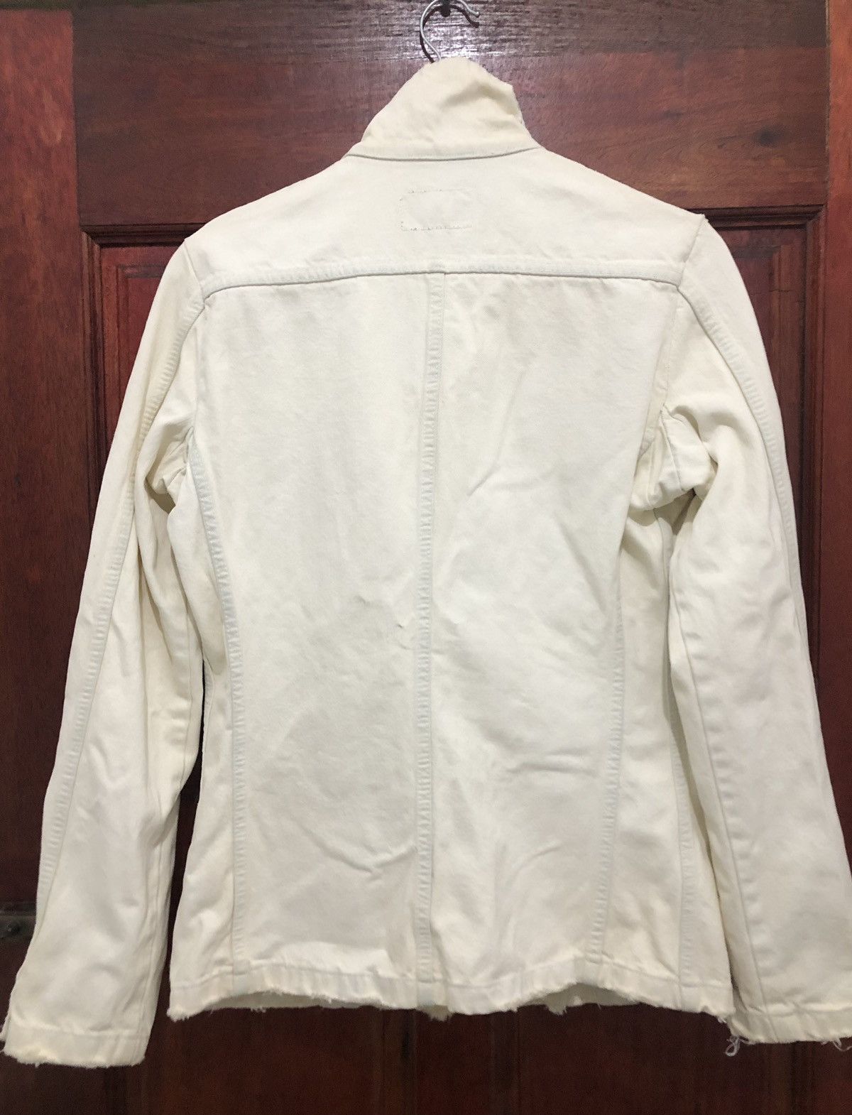 PPFM PPFM DENIM BONDAGE JACKET BUTTON UP RARE DESIGN DISTRESSED Size US L / EU 52-54 / 3 - 4 Thumbnail