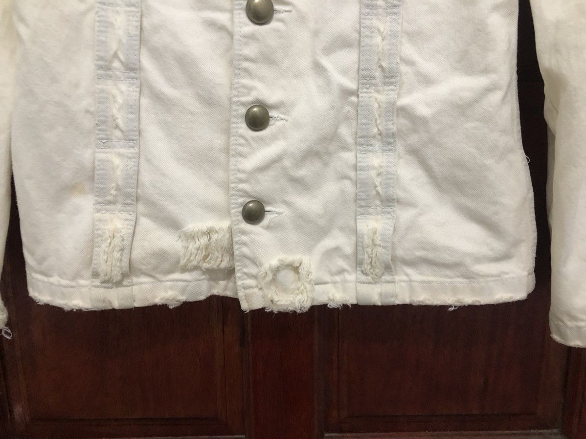 PPFM PPFM DENIM BONDAGE JACKET BUTTON UP RARE DESIGN DISTRESSED Size US L / EU 52-54 / 3 - 7 Thumbnail