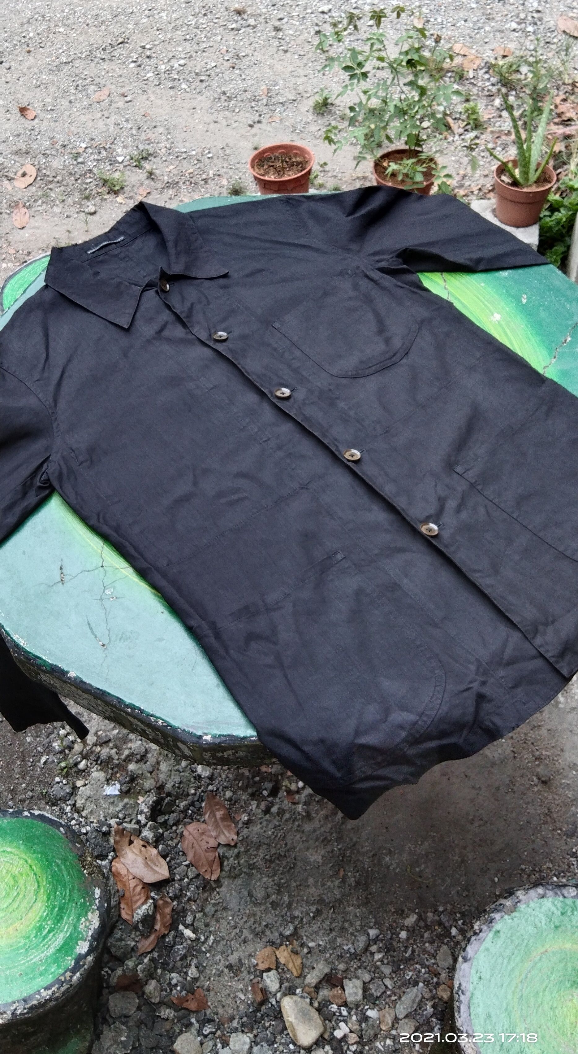 Yohji Yamamoto SiCK🔥YOHJI YAMAMOTO CHORE JACKET Y'S FOR MEN Size US M / EU 48-50 / 2 - 2 Thumbnail