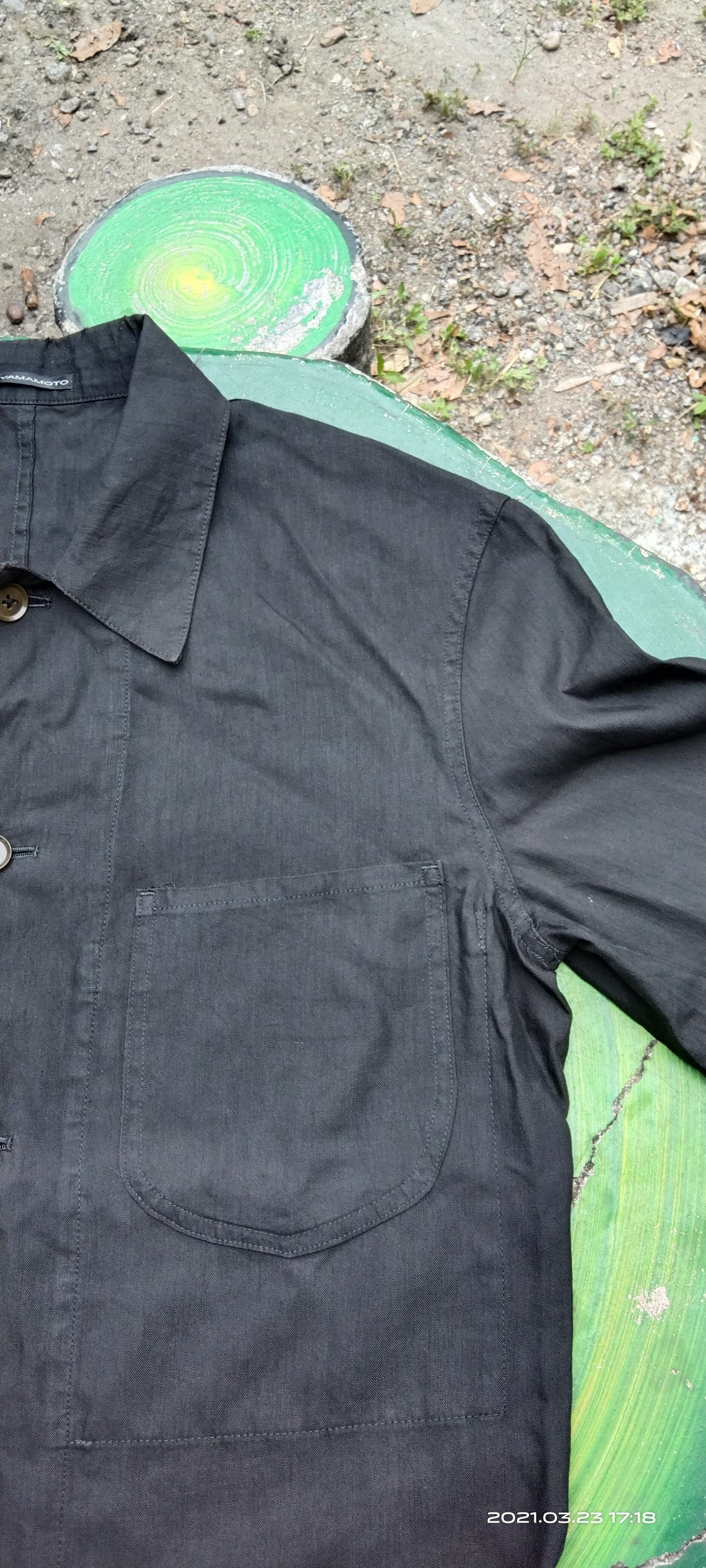 Yohji Yamamoto SiCK🔥YOHJI YAMAMOTO CHORE JACKET Y'S FOR MEN Size US M / EU 48-50 / 2 - 5 Thumbnail