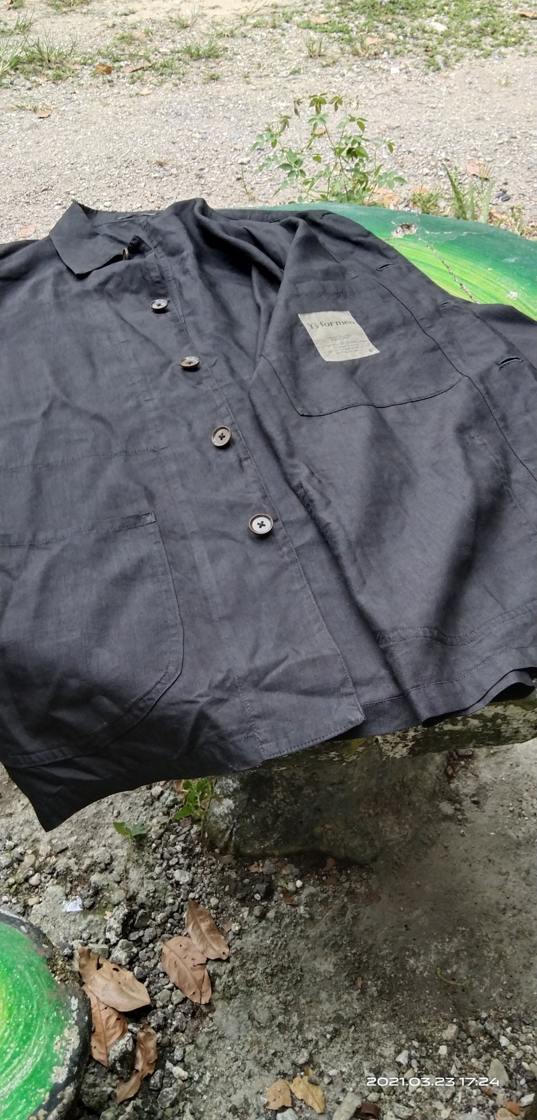 Yohji Yamamoto SiCK🔥YOHJI YAMAMOTO CHORE JACKET Y'S FOR MEN Size US M / EU 48-50 / 2 - 4 Thumbnail