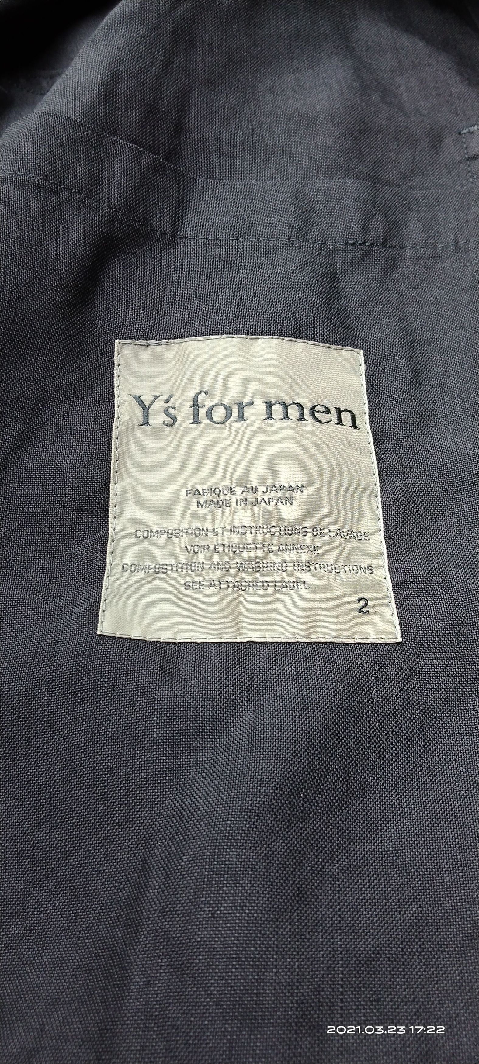 Yohji Yamamoto SiCK🔥YOHJI YAMAMOTO CHORE JACKET Y'S FOR MEN Size US M / EU 48-50 / 2 - 13 Thumbnail