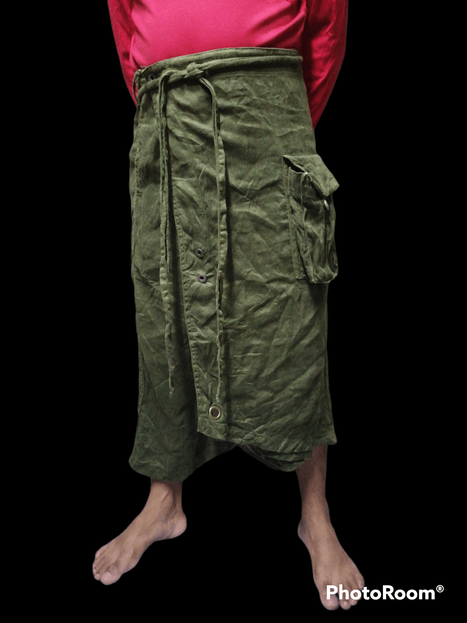 Kapital × Kapital Kountry Rare🔥Kapital Herringbone Hakama Pants Size US 34 / EU 50 - 1 Thumbnail