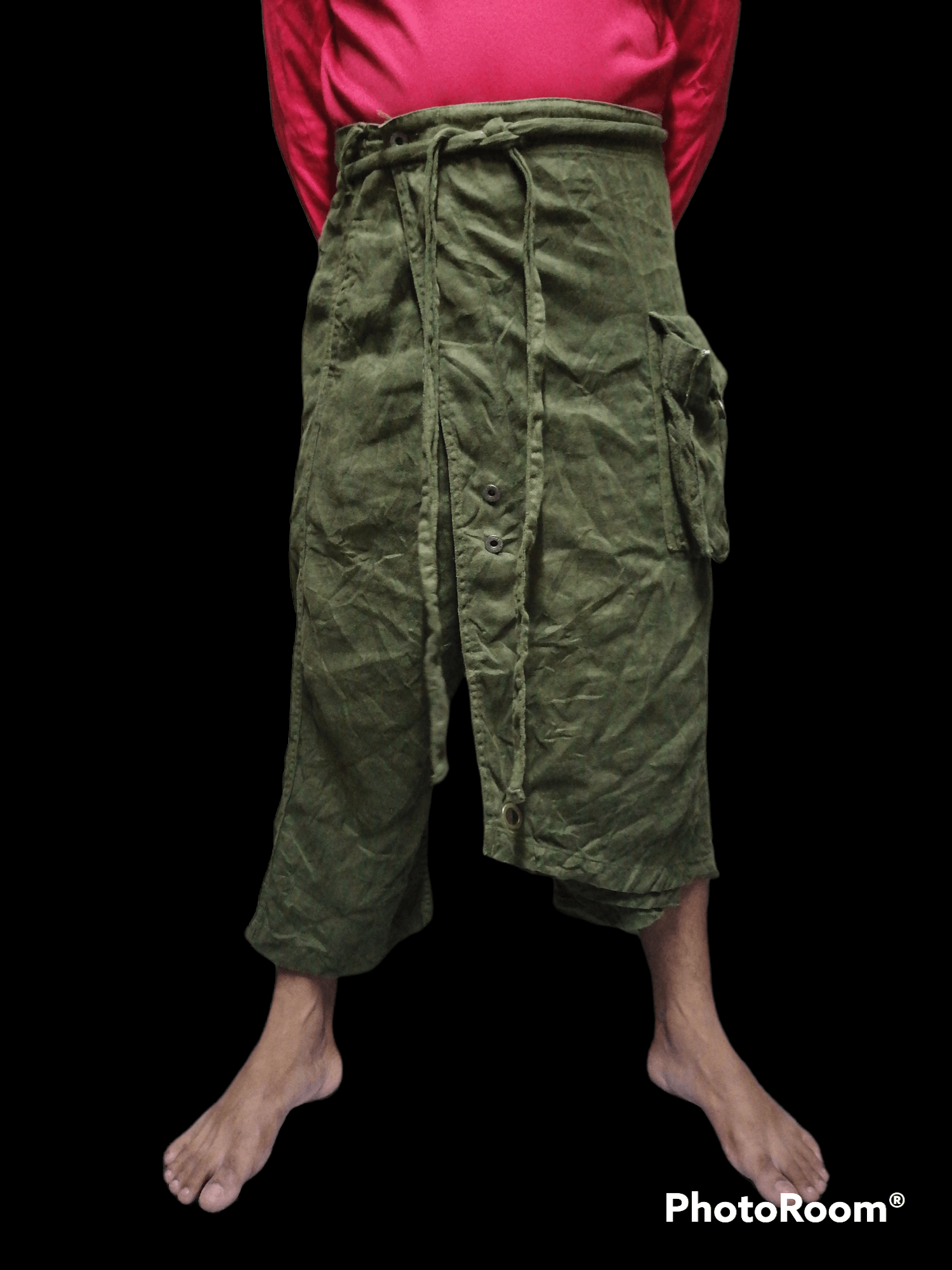 Kapital × Kapital Kountry Rare🔥Kapital Herringbone Hakama Pants Size US 34 / EU 50 - 2 Thumbnail
