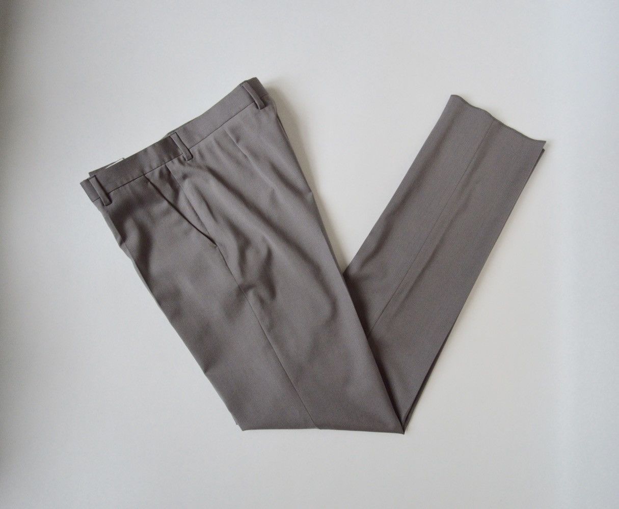 Maison Margiela S/S 17 Sample Gray Wool Trousers Size US 32 / EU 48 - 1 Thumbnail