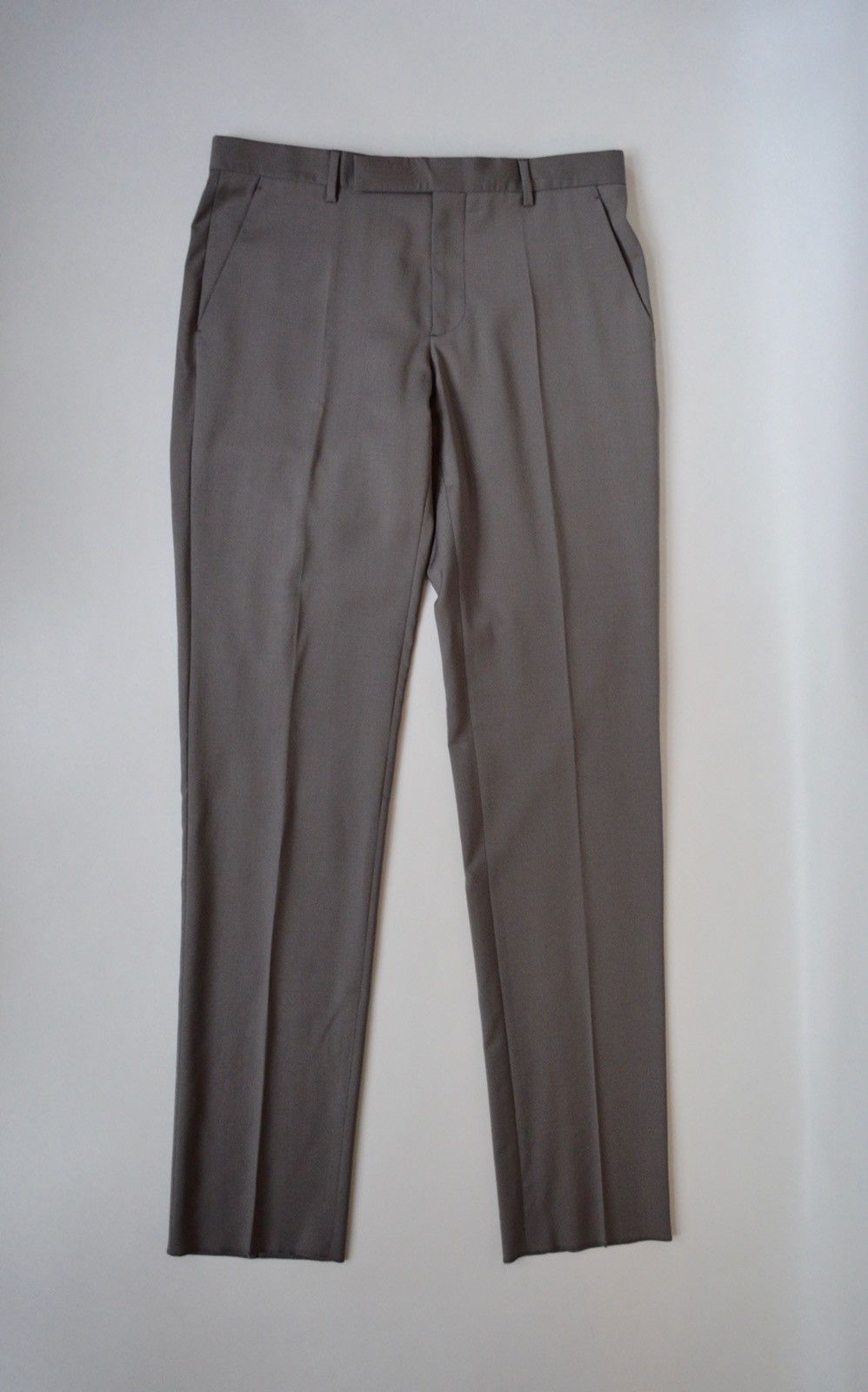 Maison Margiela S/S 17 Sample Gray Wool Trousers Size US 32 / EU 48 - 2 Thumbnail